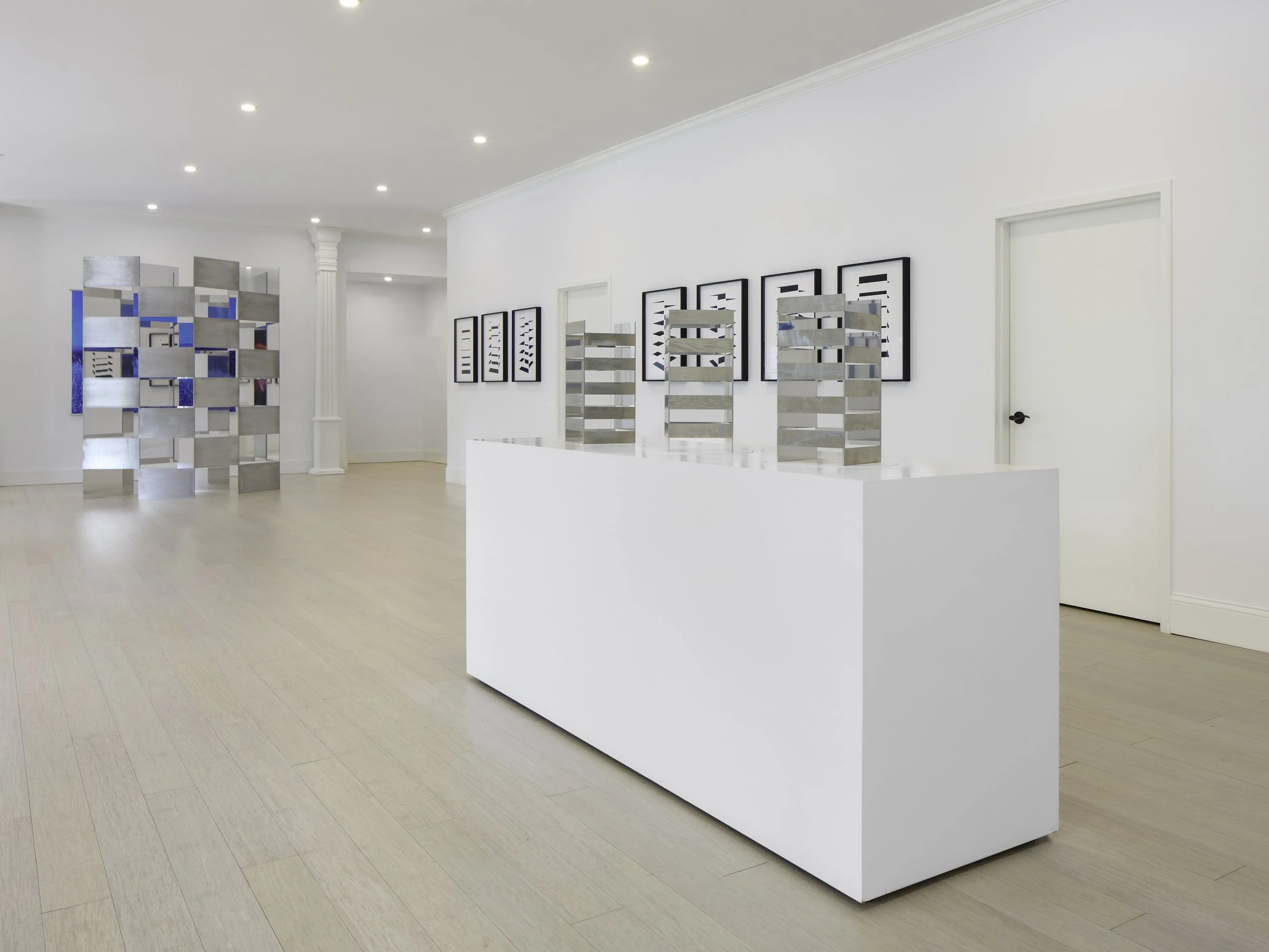 Images of Architecture of Awareness exhibition at Tyte Gallery, Millbrook, NY