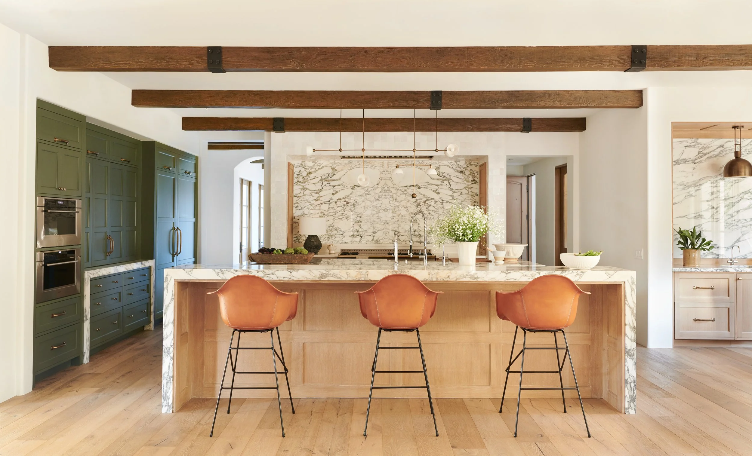Lake Sherwood lakefront home interior by Interior Archaeology