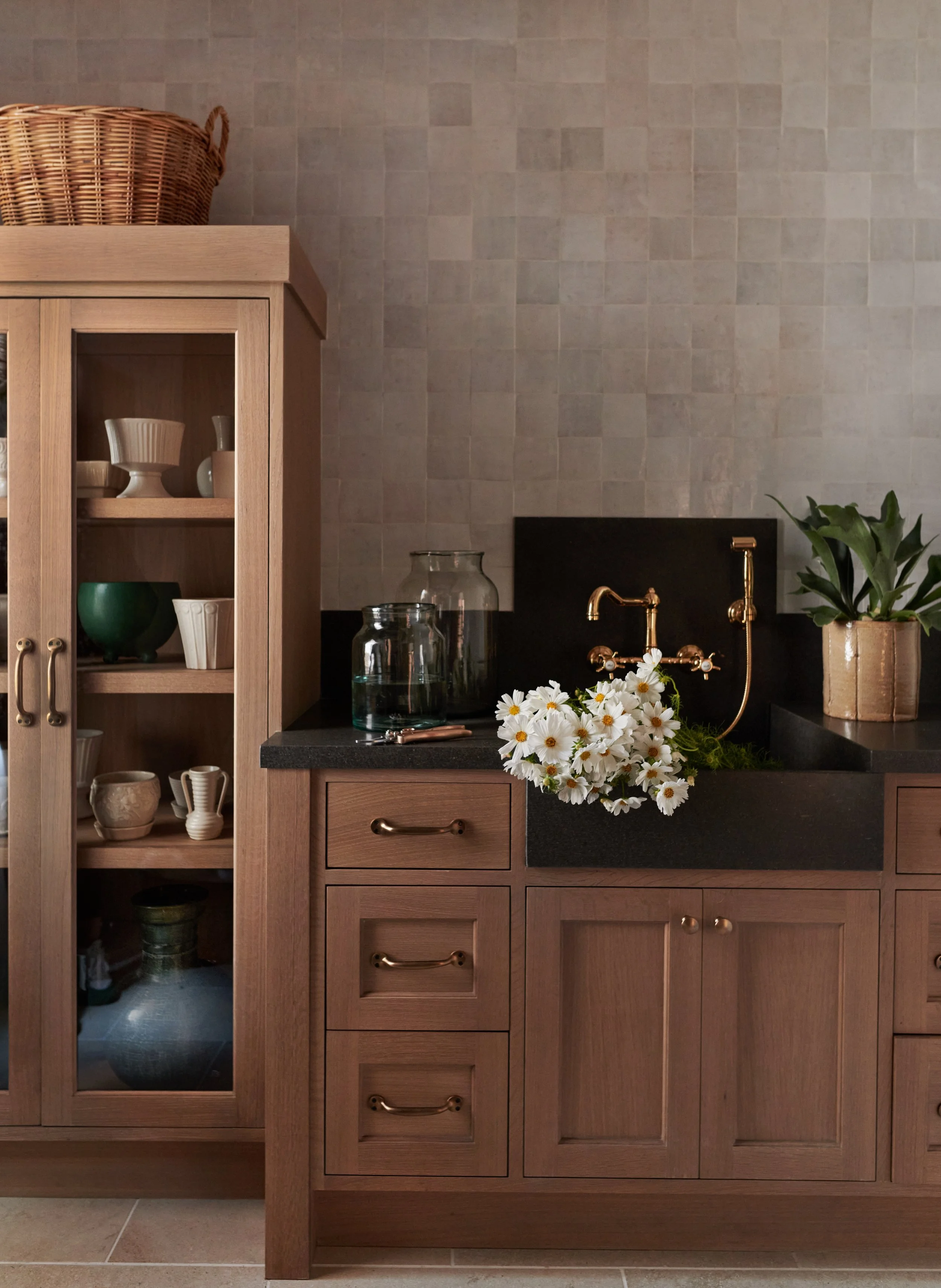 Renovated laundry room in Lake Sherwood by Tammy Randall Wood, ASID