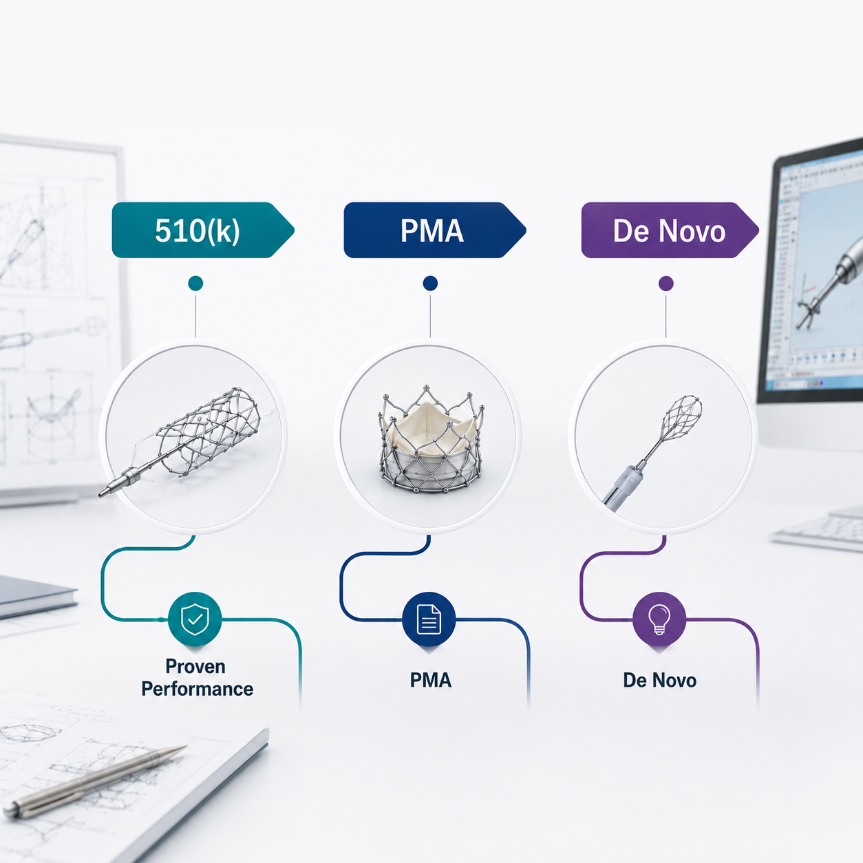 510(k) vs PMA vs De Novo: Which FDA Pathway Is Right for Your Device?