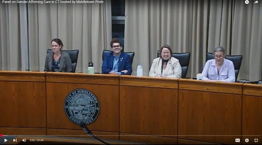 Last week I had the pleasure of moderating a panel discussion on gender-affirming care with State Reps. Sarah Keitt, MJ Shannon & Jillian Gilchrest. Many thanks to them and to @middletownpride for organizing and sponsoring. You can watch here: ht
