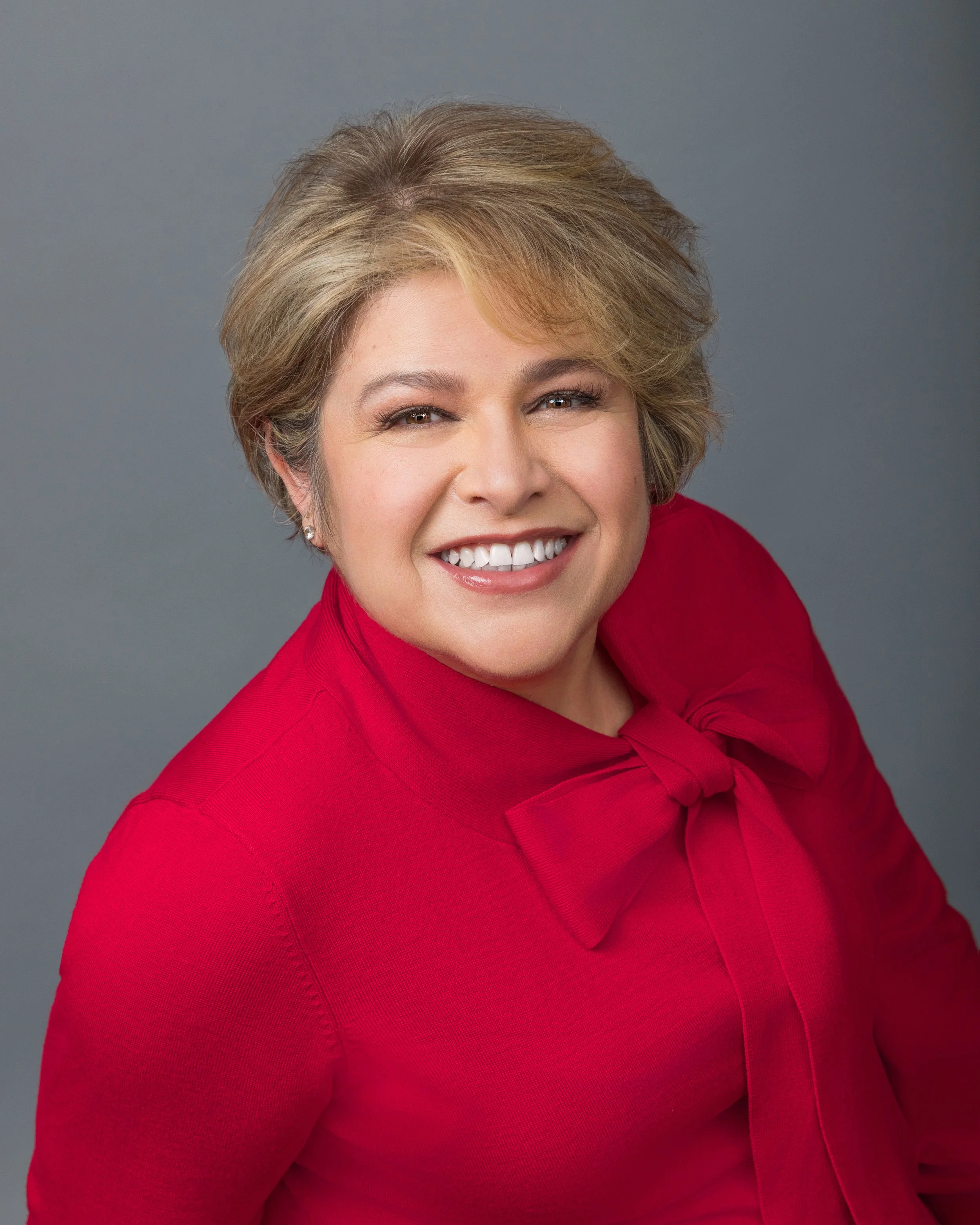 Happy headshot client