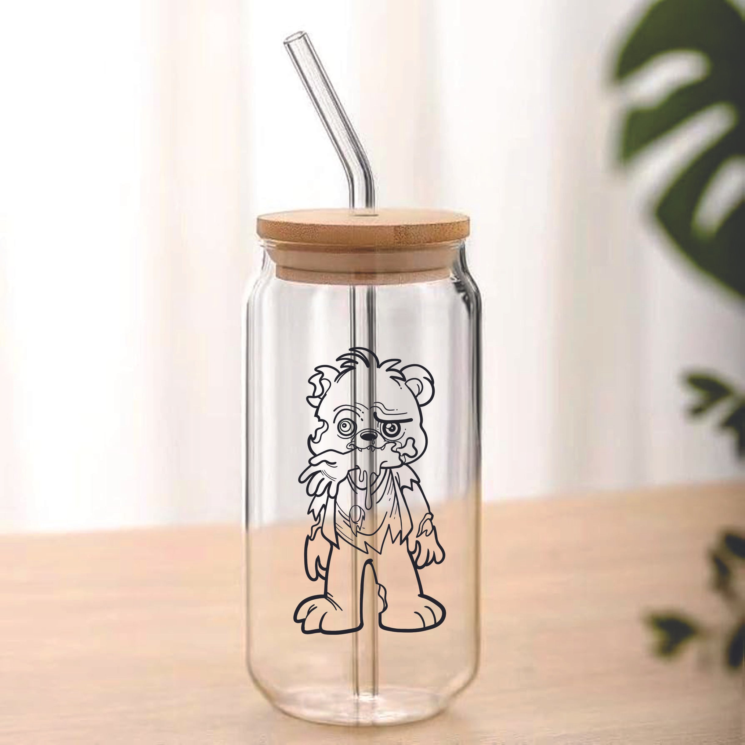 Zombie Bear Glass