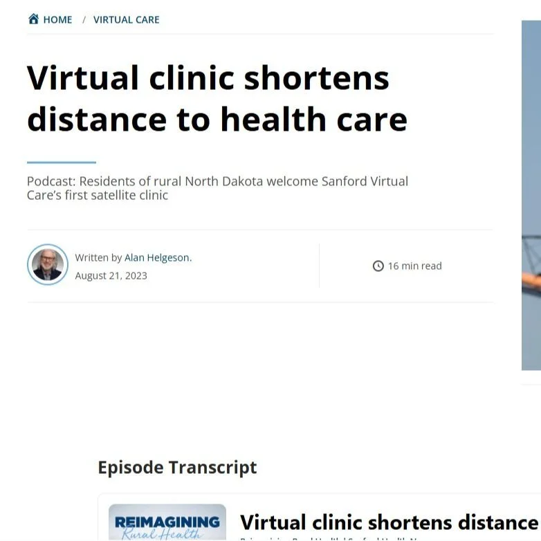 Industry-focused podcast about the role of satellite clinics in rural healthcare