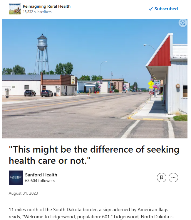 Thought leadership version of story for LinkedIn newsletter