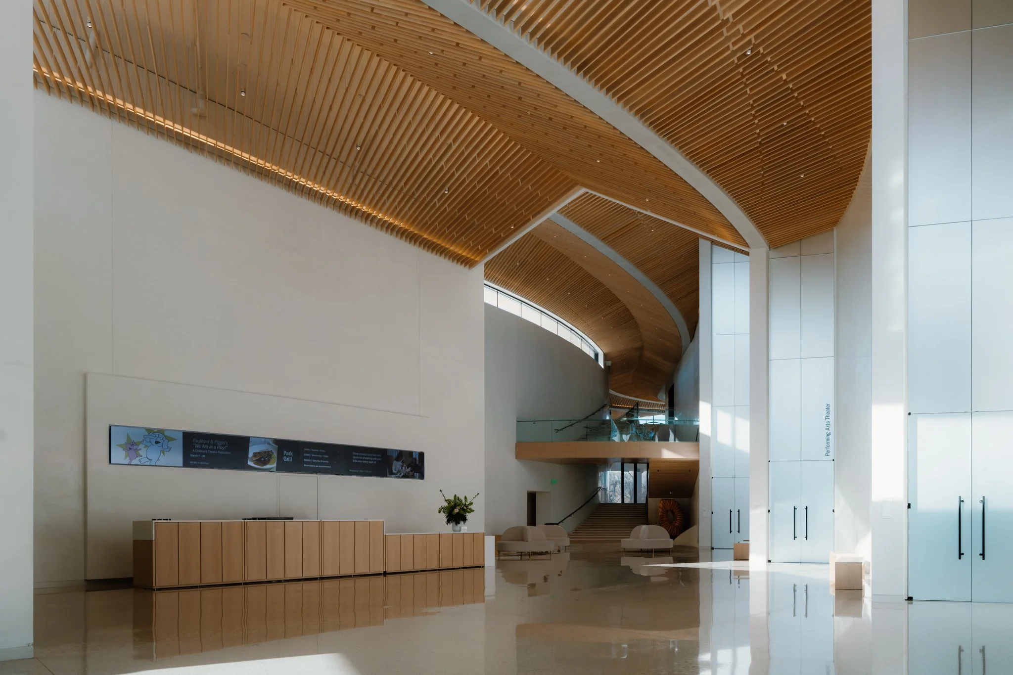 Atrium of the Arkansas Museum of Fine Art in Little Rock, Arkansas