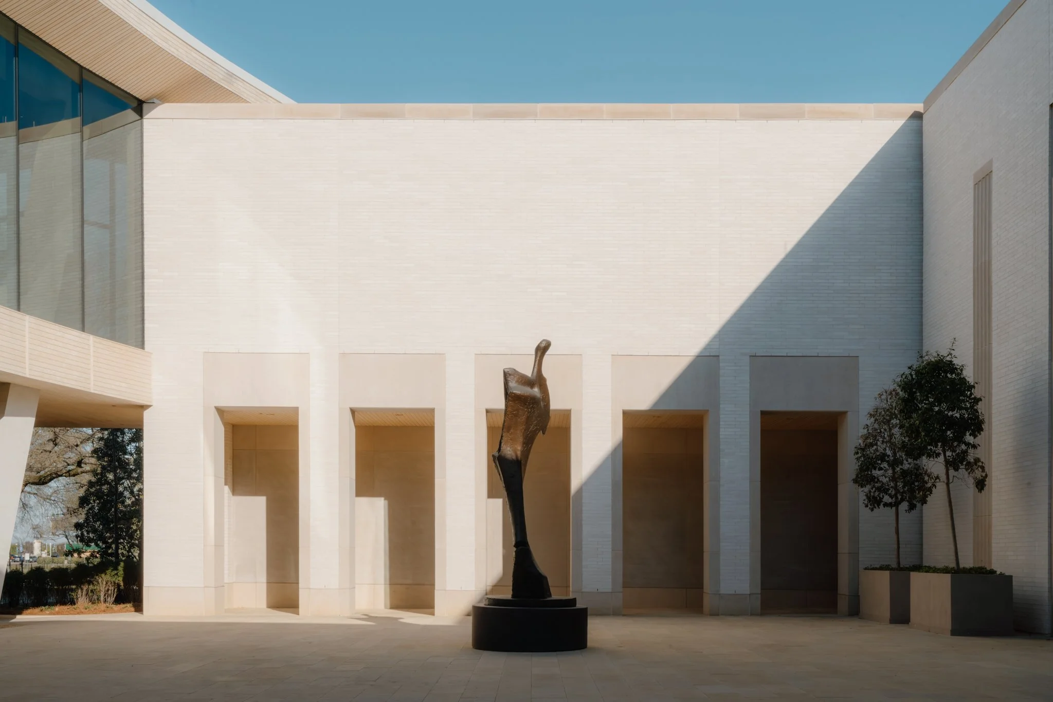 A beautiful architectural feature at the Arkansas Museum of Fine Arts in Little Rock captured by David Linn