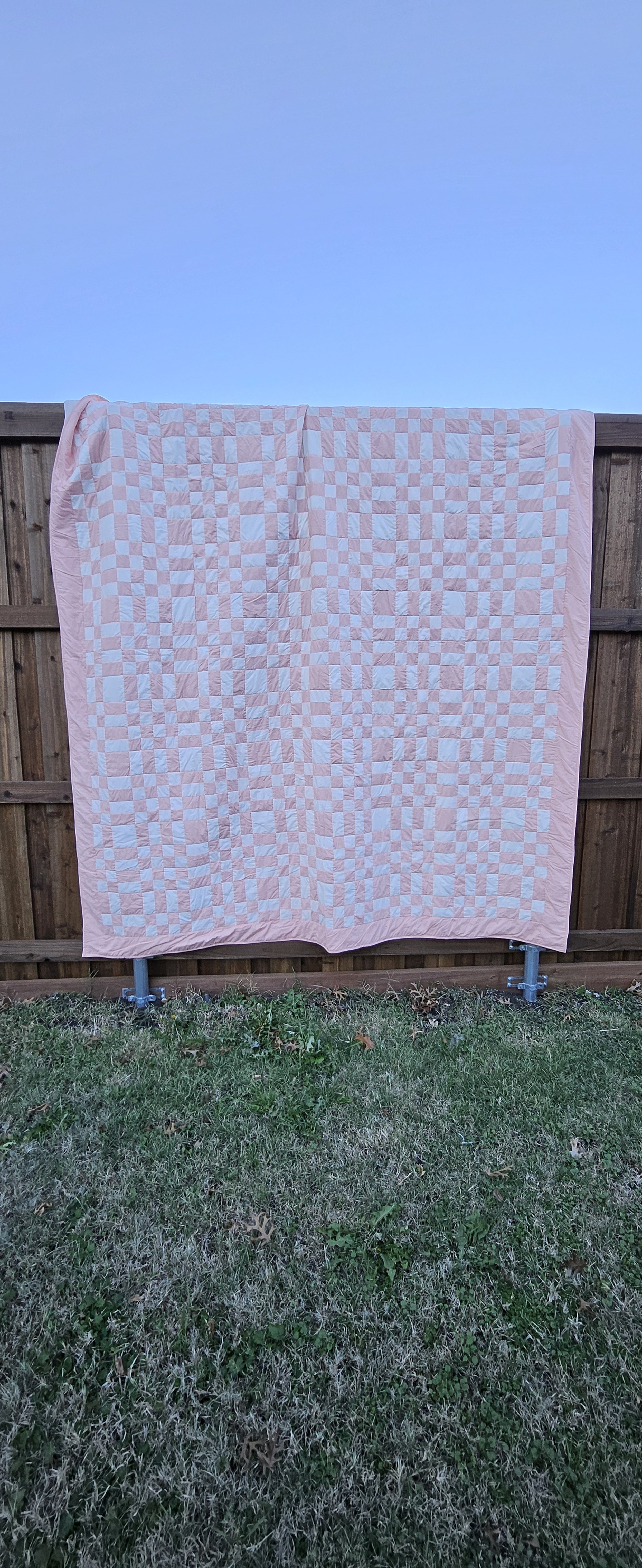 Pink Check - Custom Western Quilted Duster