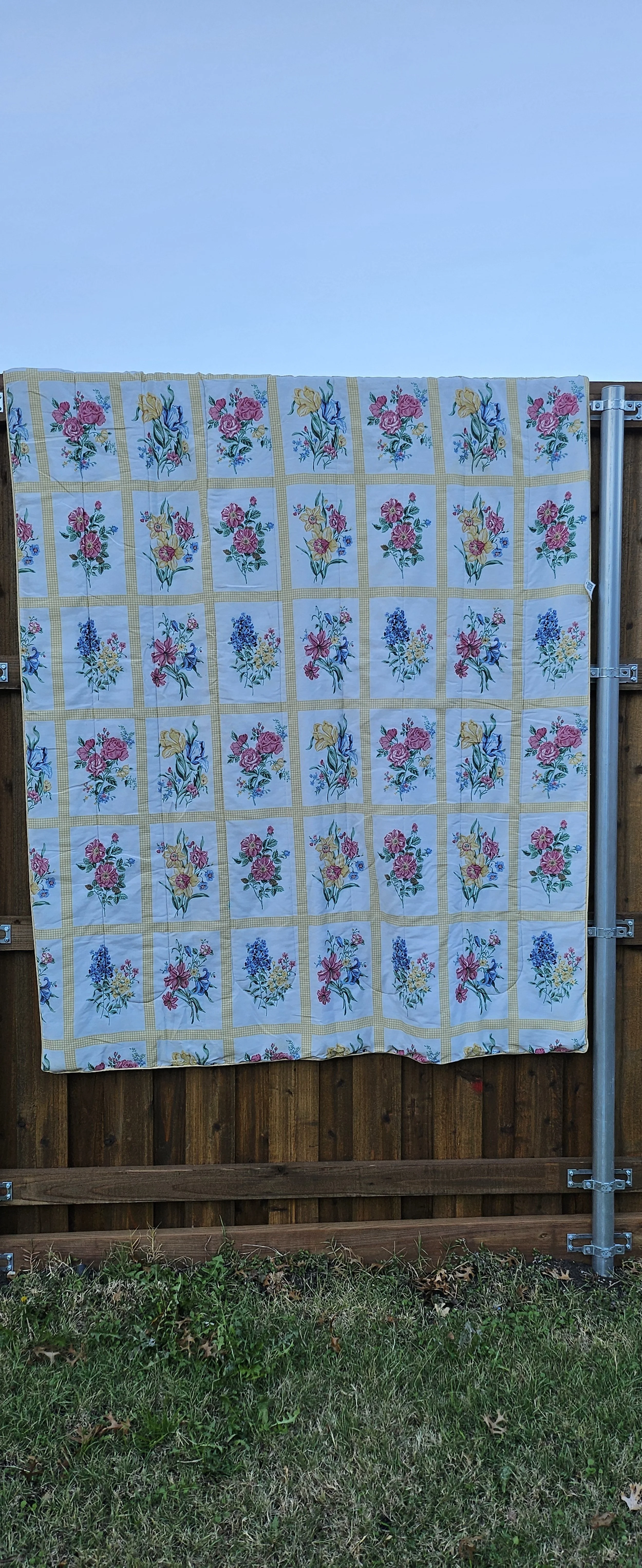 Yellow Florals - Custom Western Quilted Duster