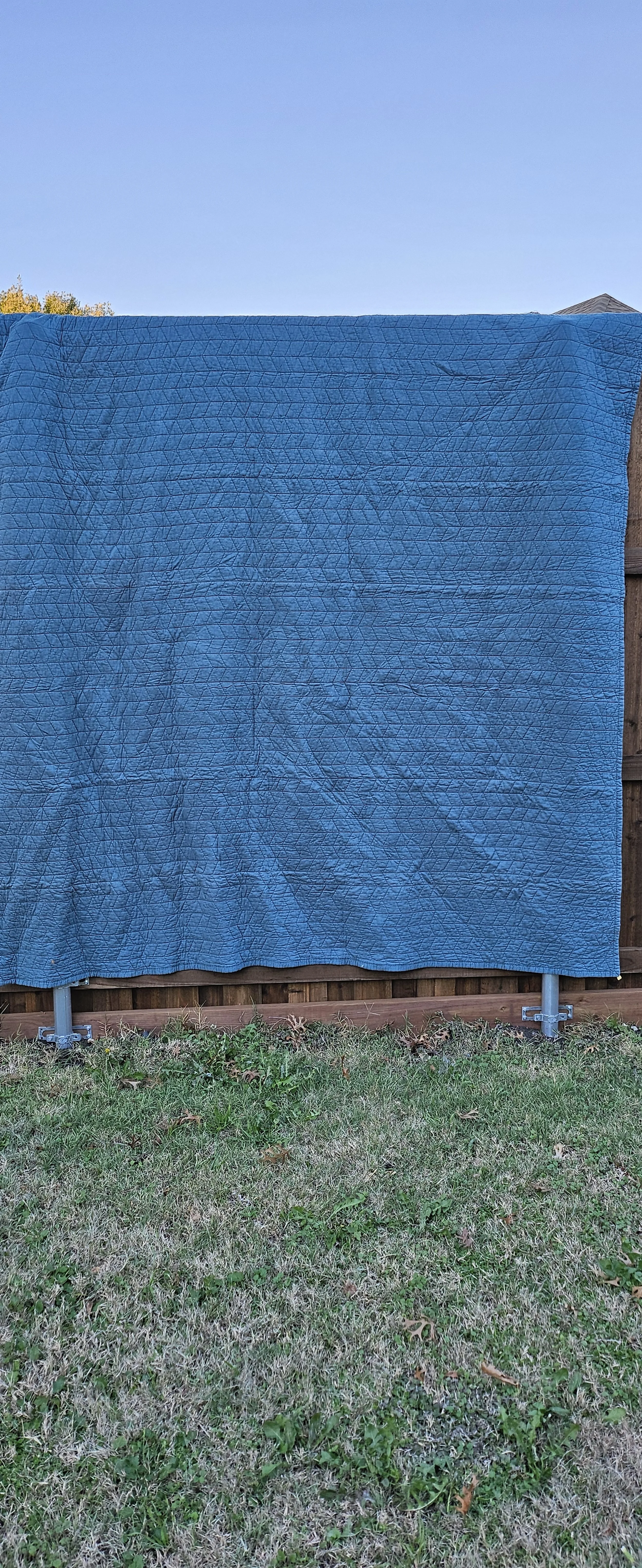 Blue Chevron - Custom Western Quilted Duster