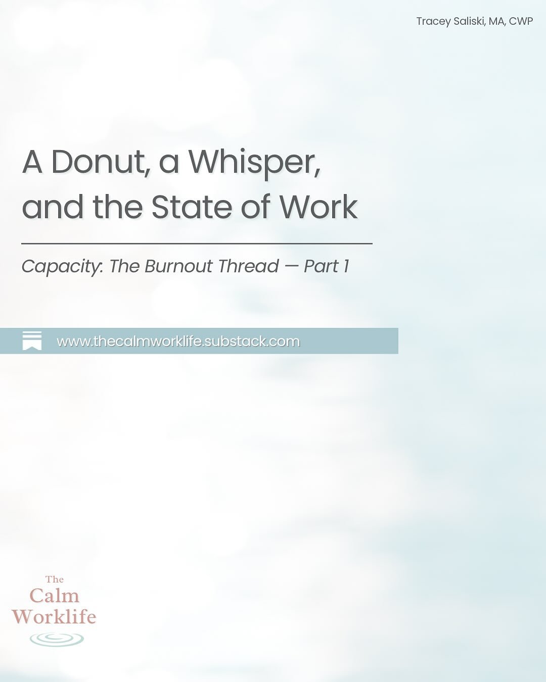 Anyone who&rsquo;s been sent back to the office knows the drill. There&rsquo;s always a &ldquo;donut.&rdquo;

A small perk, a free lunch, a casual Friday. Something meant to make work feel a little lighter. But under the surface, it reveals how fragi
