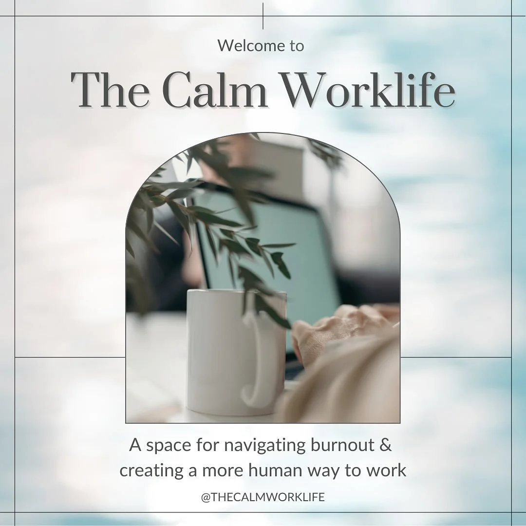 ✨ Welcome to The Calm Worklife ✨

A space for navigating burnout and redefining what it means to work in a way that actually works for your body, your mind, and your life.

After more than a decade in corporate wellness, I saw the truth: workplaces a