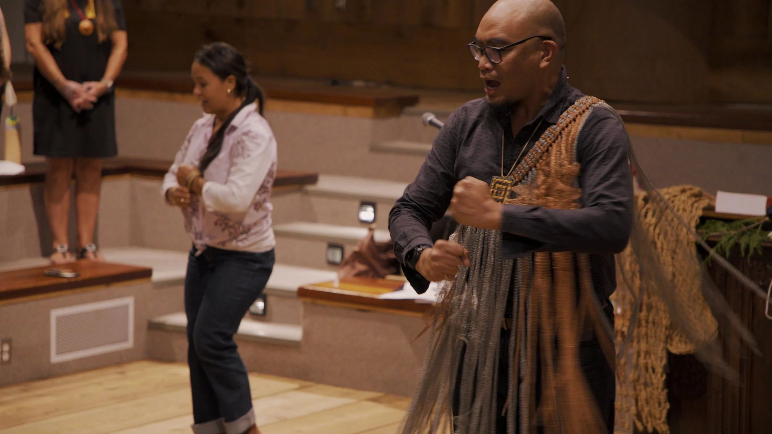 2026_07_11_Pacific Peoples Gathering of Our Teachers - 38 - Marques Marzan and Makana dancing.jpg