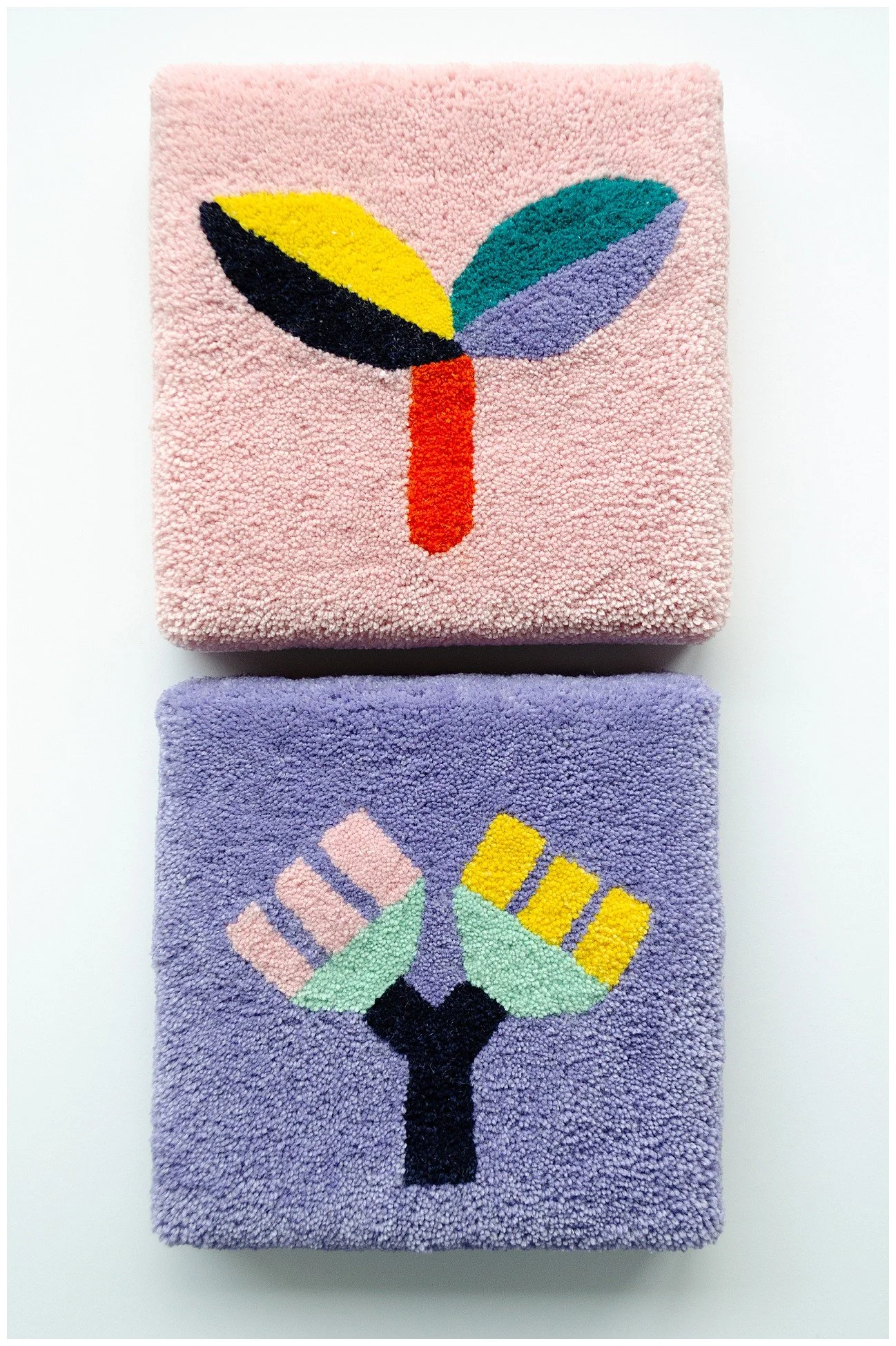 Niuean-inspired wool artwork by New Zealand artist Natalie Holland, exploring cultural storytelling through textile.