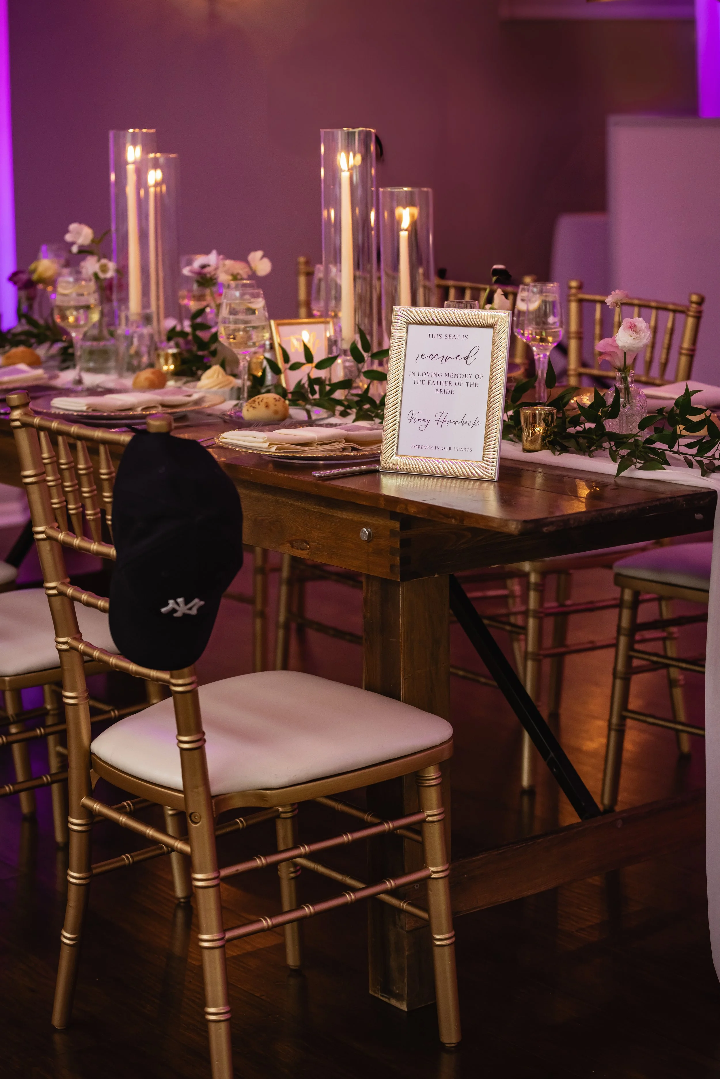 table-candles lit-memorial seat.jpeg