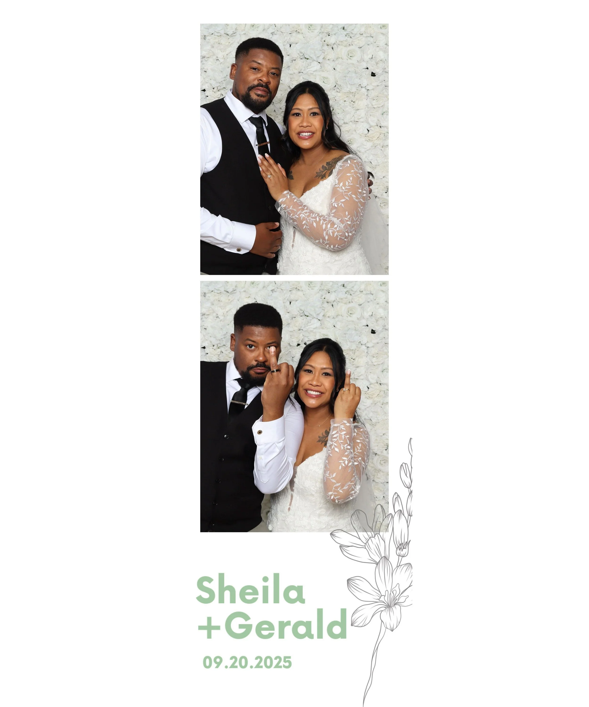 Wedding glam booth