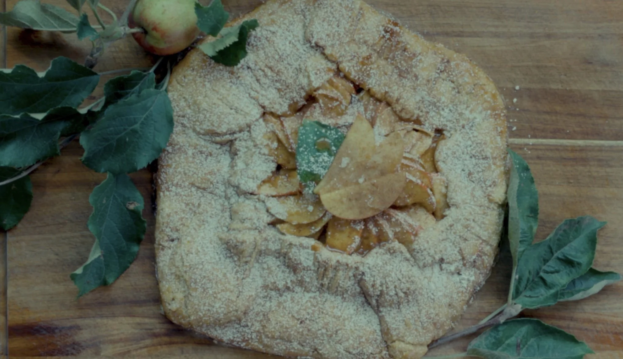 Einkorn Flour Apple Galette