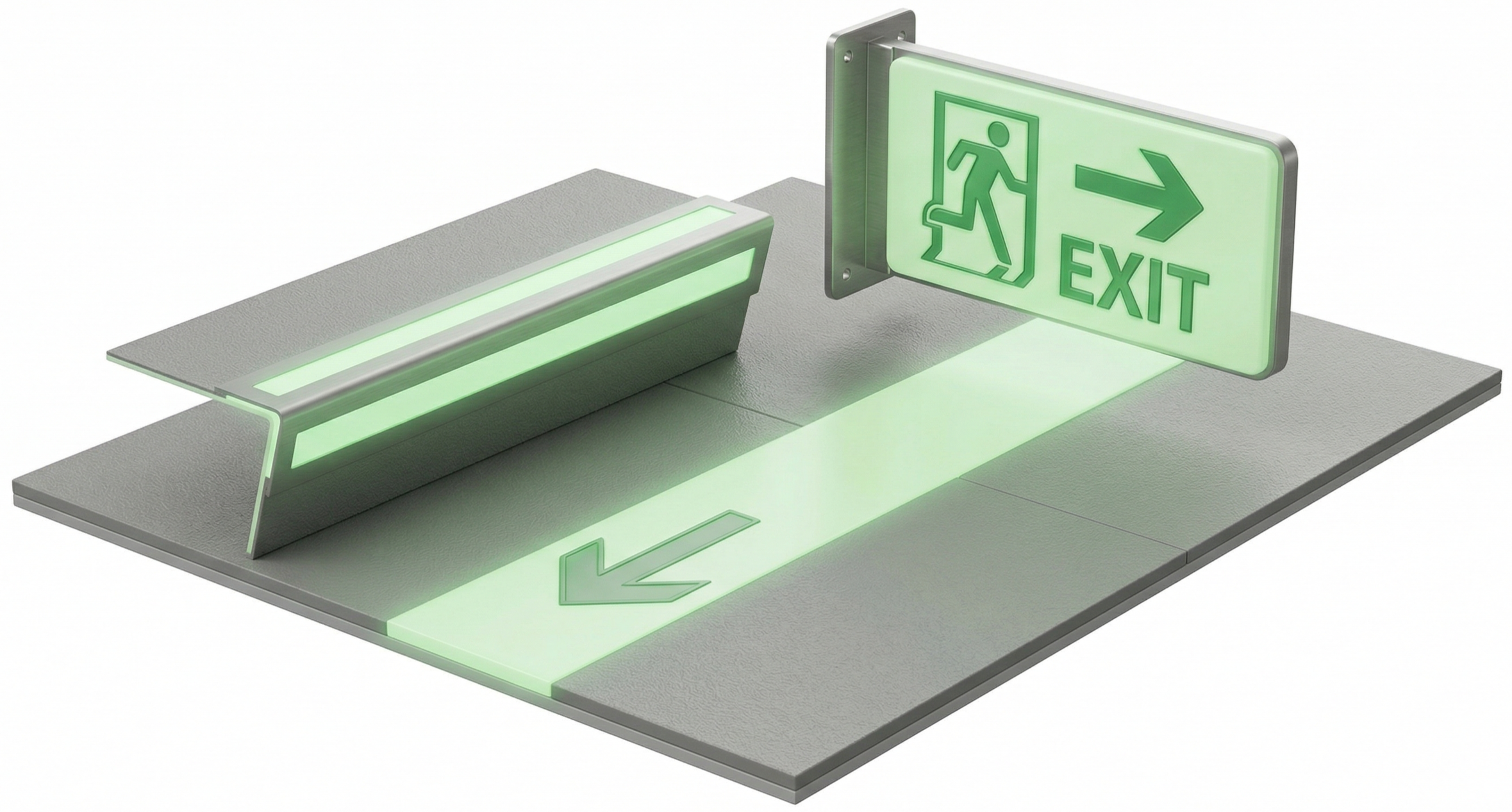 Luminescent Egress Markings