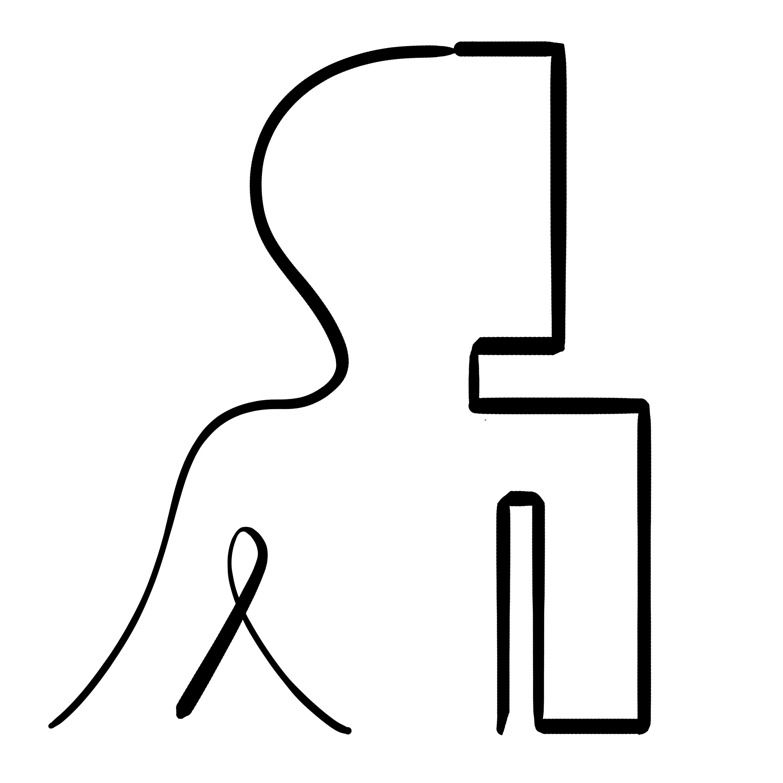 abstract line drawing for perfectionism. perfectionistic tendencies. never good enough. burn out. stress.