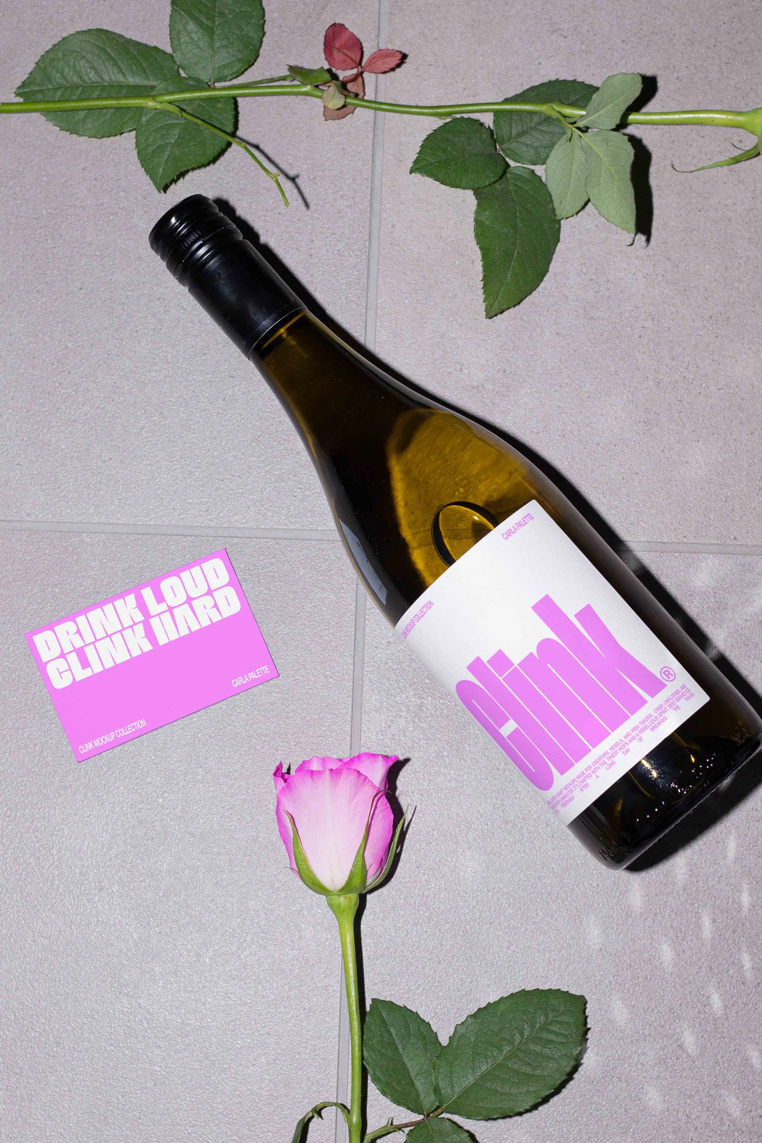 CLINK WINE BOTTLE 07