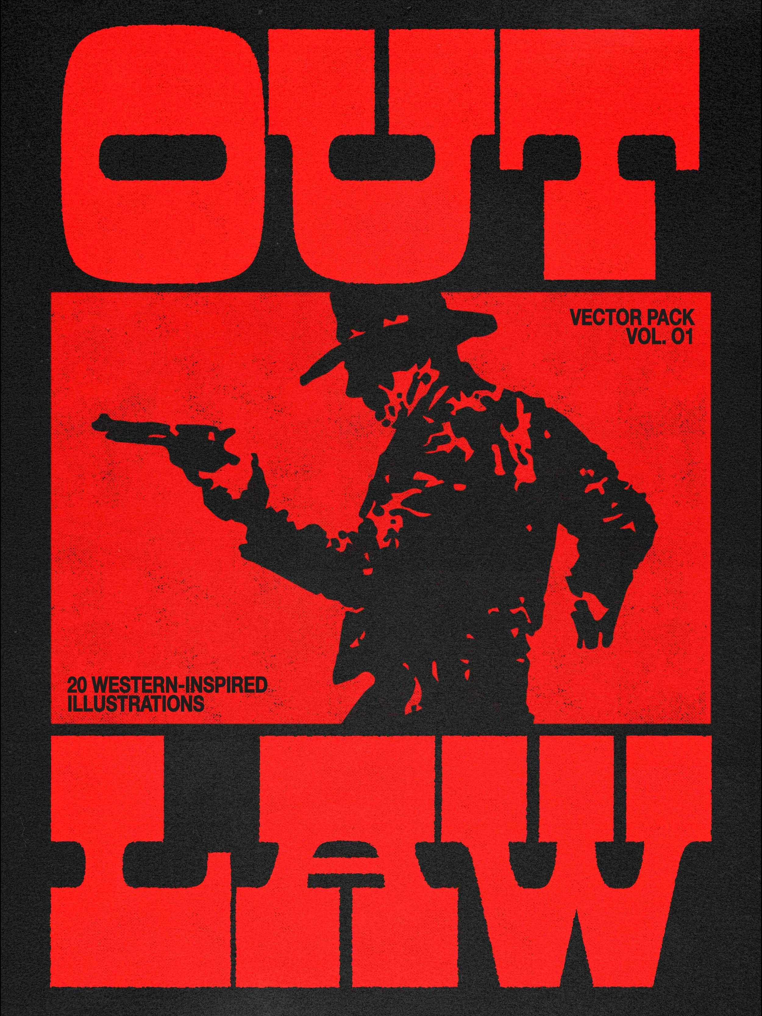 OUTLAW - WESTERN VECTOR PACK VOL 1