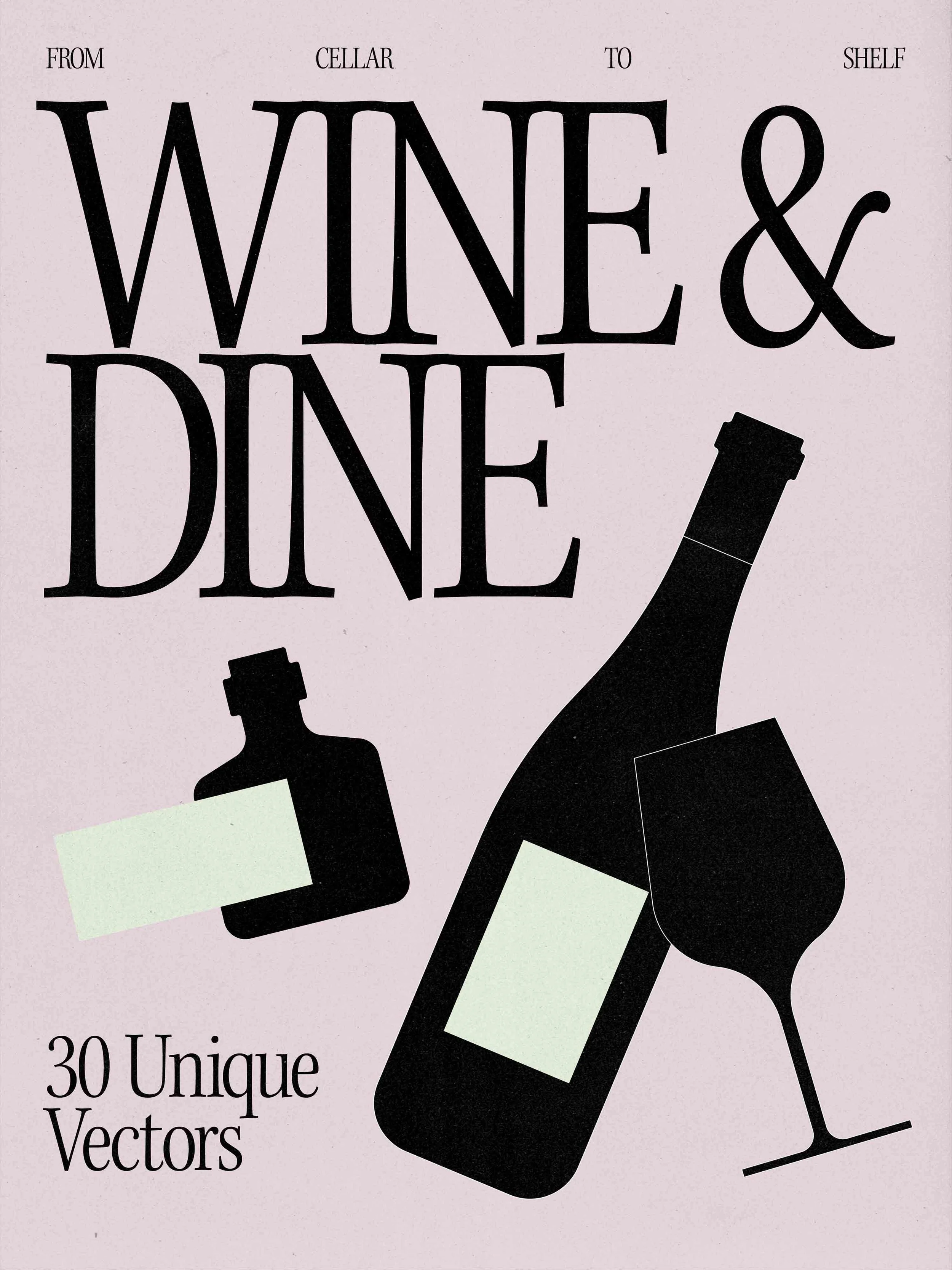 WINE & DINE - VECTOR PACK VOL 01