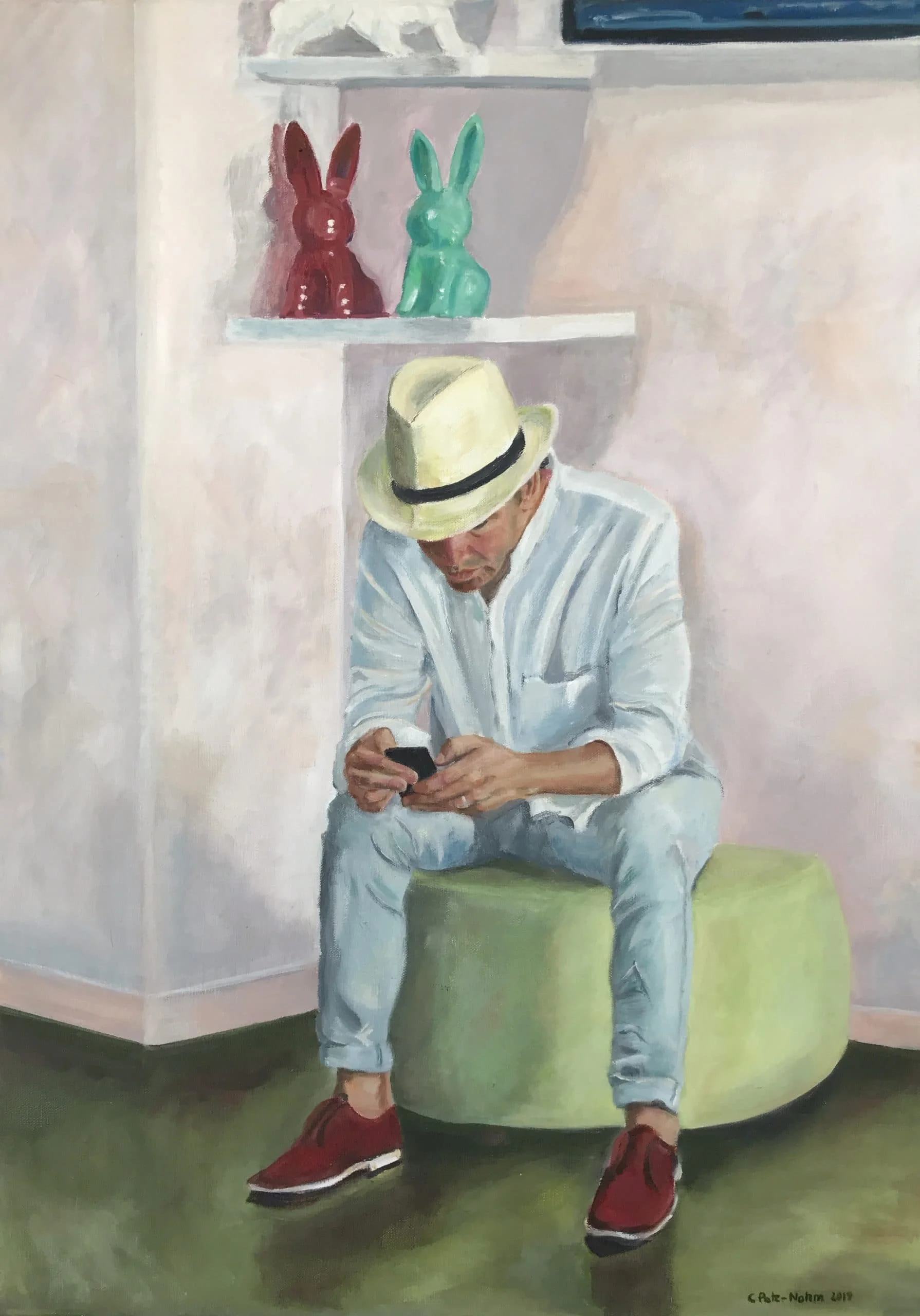 In Nizza – 50×70 cm, Öl auf Leinwand