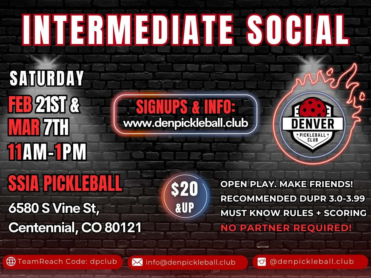 🚨 Intermediate Socials are BACK at SSIA Pickleball🏓🔥 Built for players with solid fundamentals who want competitive open play in a fun, social environment. Come for the games, stay for the vibes, and leave with a great workout and some new pb frie