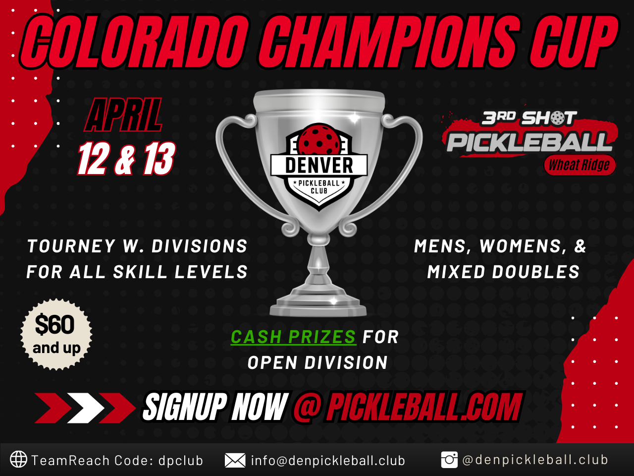 Colorado Champions Cup - April 12, 13