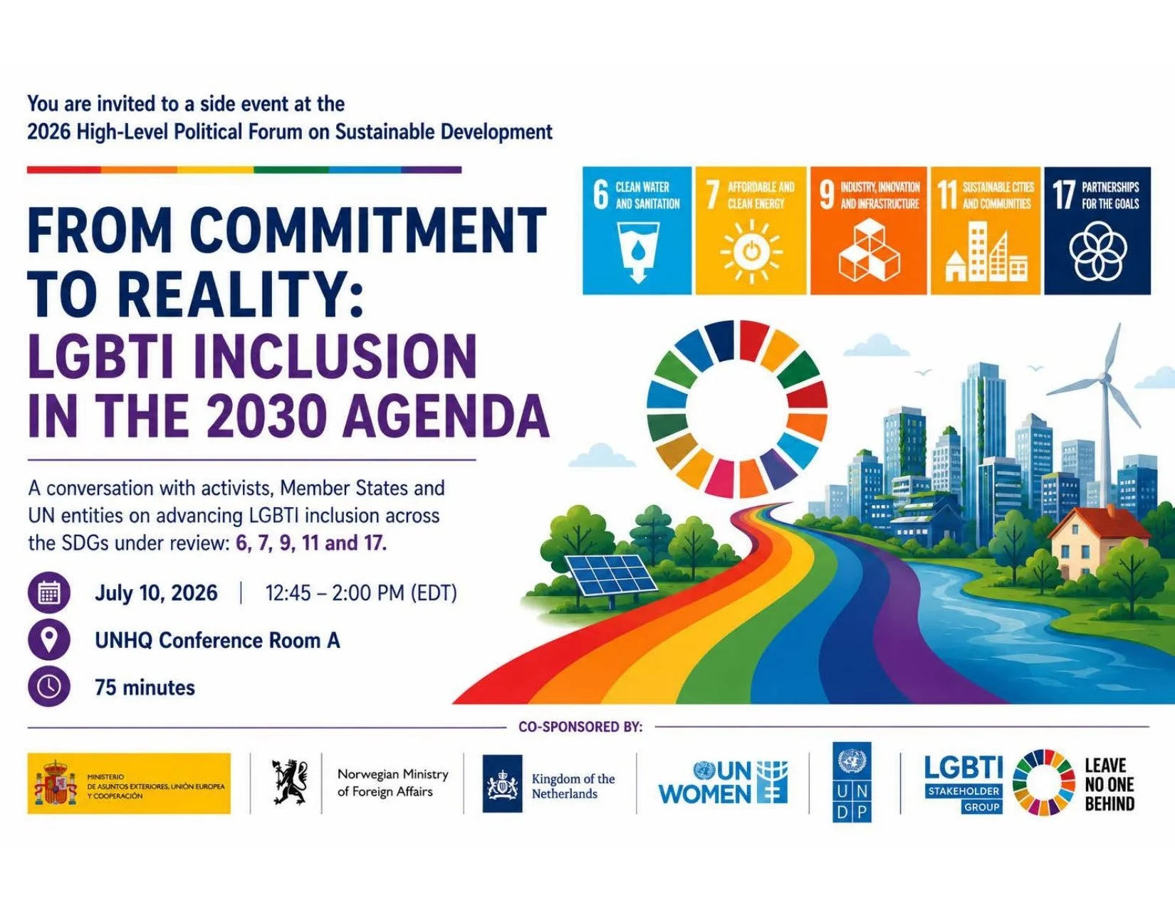 From Commitment to Reality: LGBTI Inclusion in the 2030 Agenda