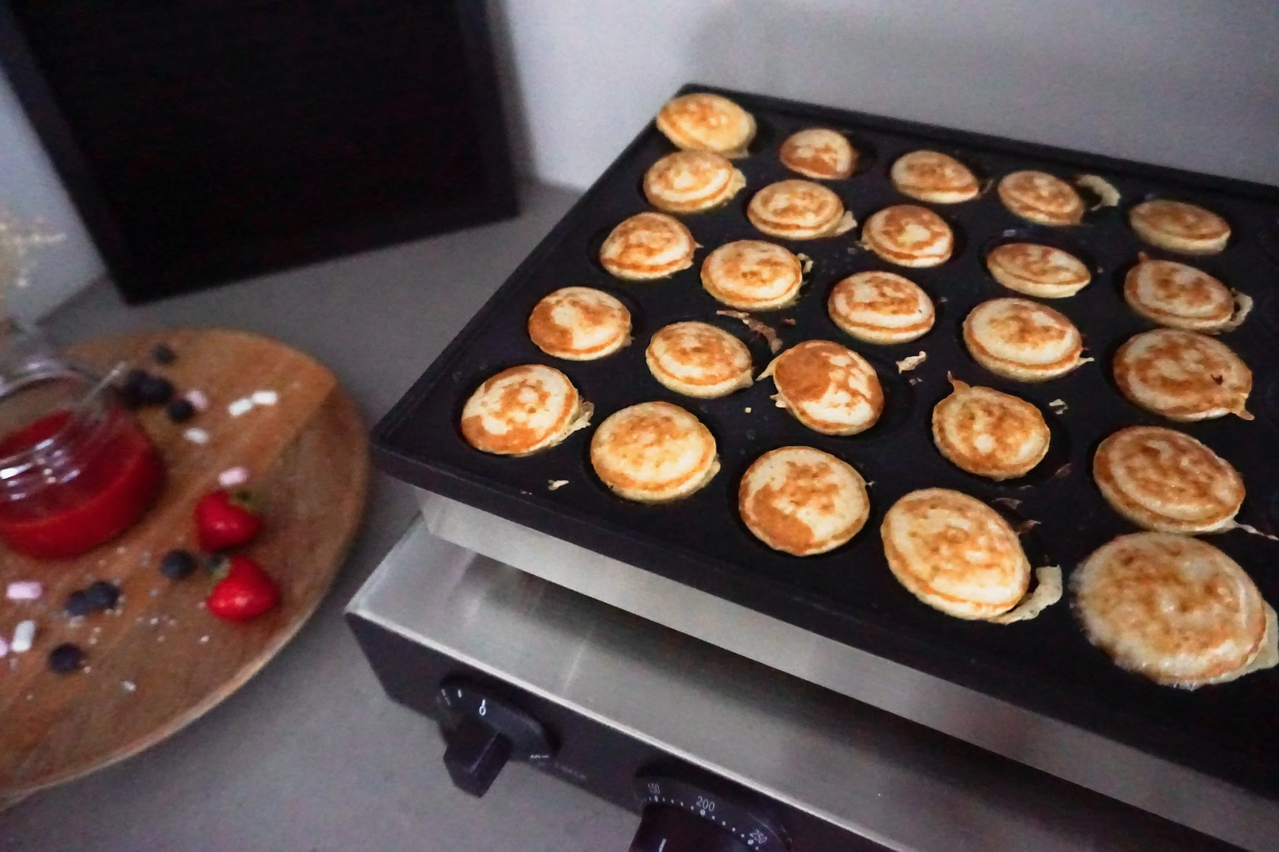 väikesed mini pannkoogid