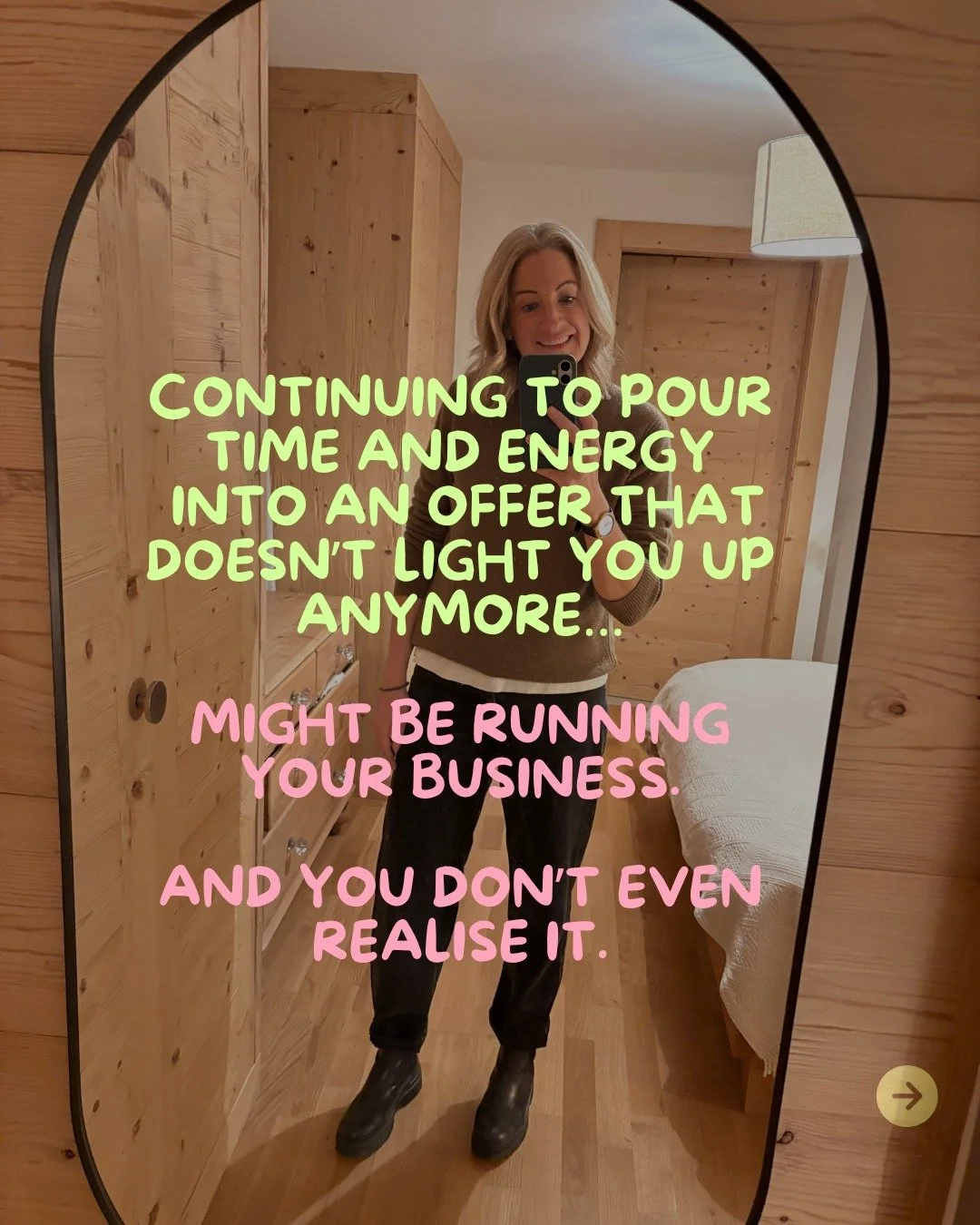 You don&rsquo;t keep an offer alive because it&rsquo;s strategic.

You keep it alive because you remember how hard you worked to build it.

The late nights.
The messaging tweaks.
The launch that almost worked.
The version of you who was convinced thi