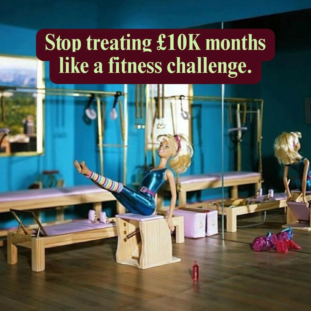 🙋&zwj;♀️ Hands up if hitting &pound;10K sometimes feels like signing up for a 4-week fitness challenge.

You psych yourself up.
You turn the music up.
You decide: &ldquo;This is the month.&rdquo;

We&rsquo;re doing this.

You launch harder.
You emai