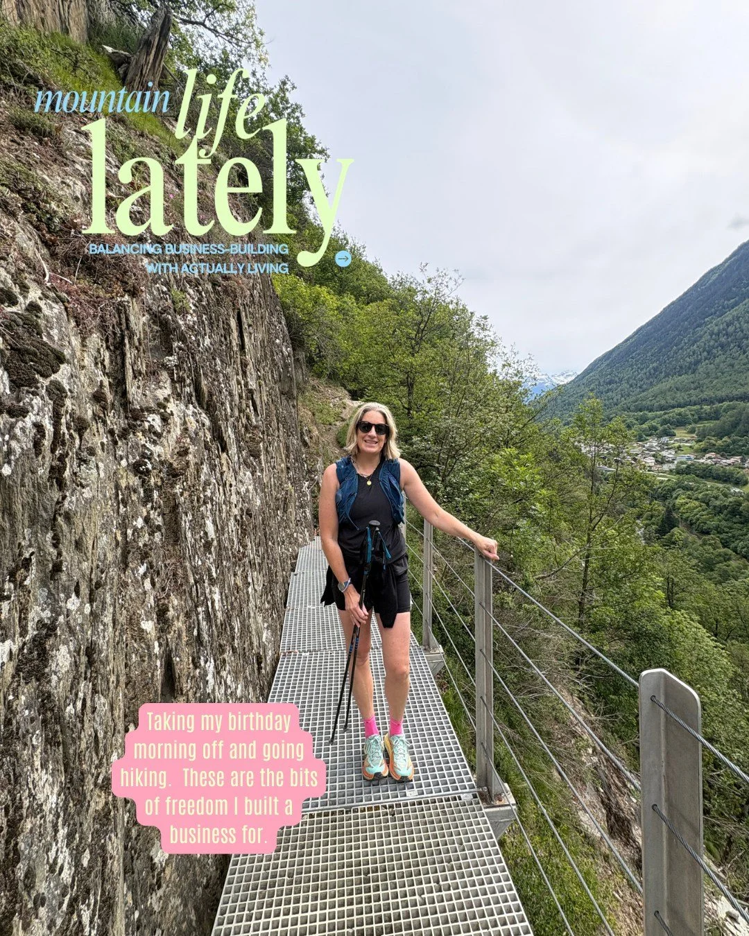 Thank goodness the sun is back!  The effect of the weather on my energy for work is becoming more obvious... 🫠 Anyone else suddenly got a load more done when the sun came out?

Fabulous week of seeing friends and taking cheeky mornings off for hikin