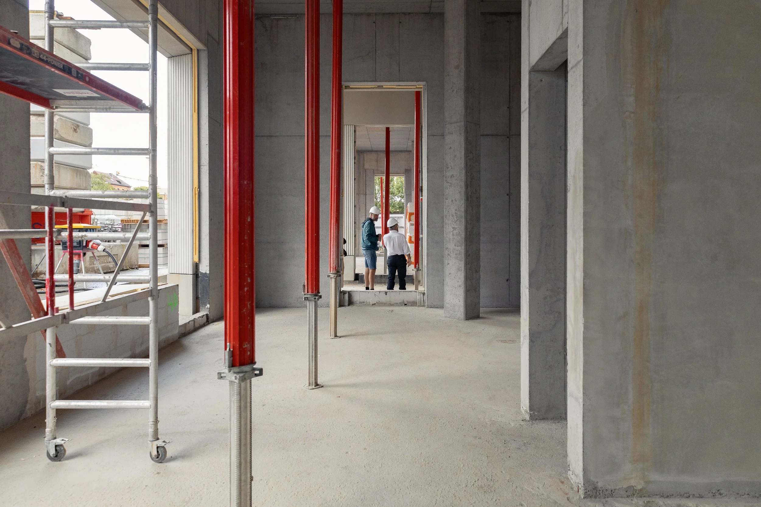 Eating from the floor.