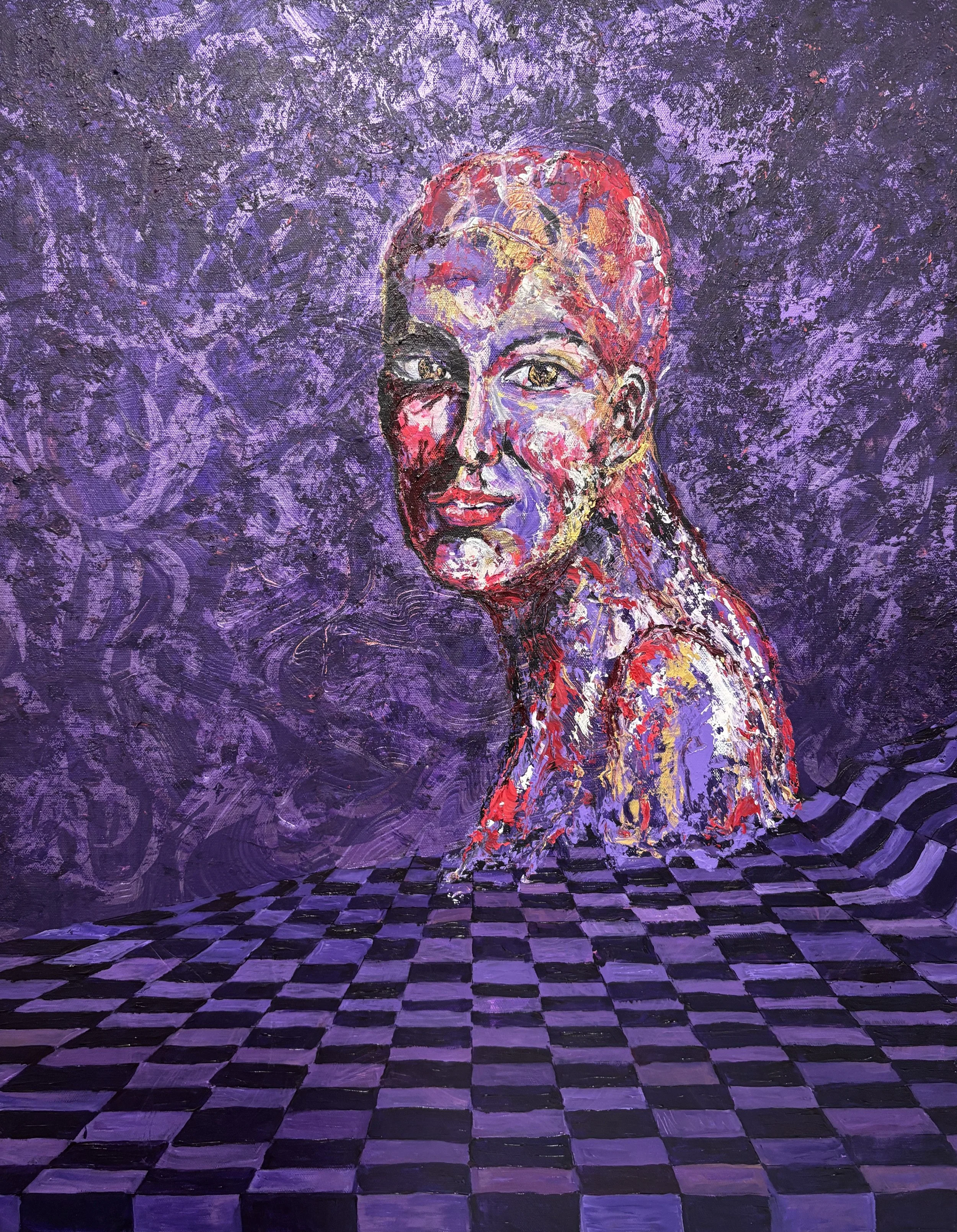 "Quo Vadis?" Acrylic on canvas 16x20