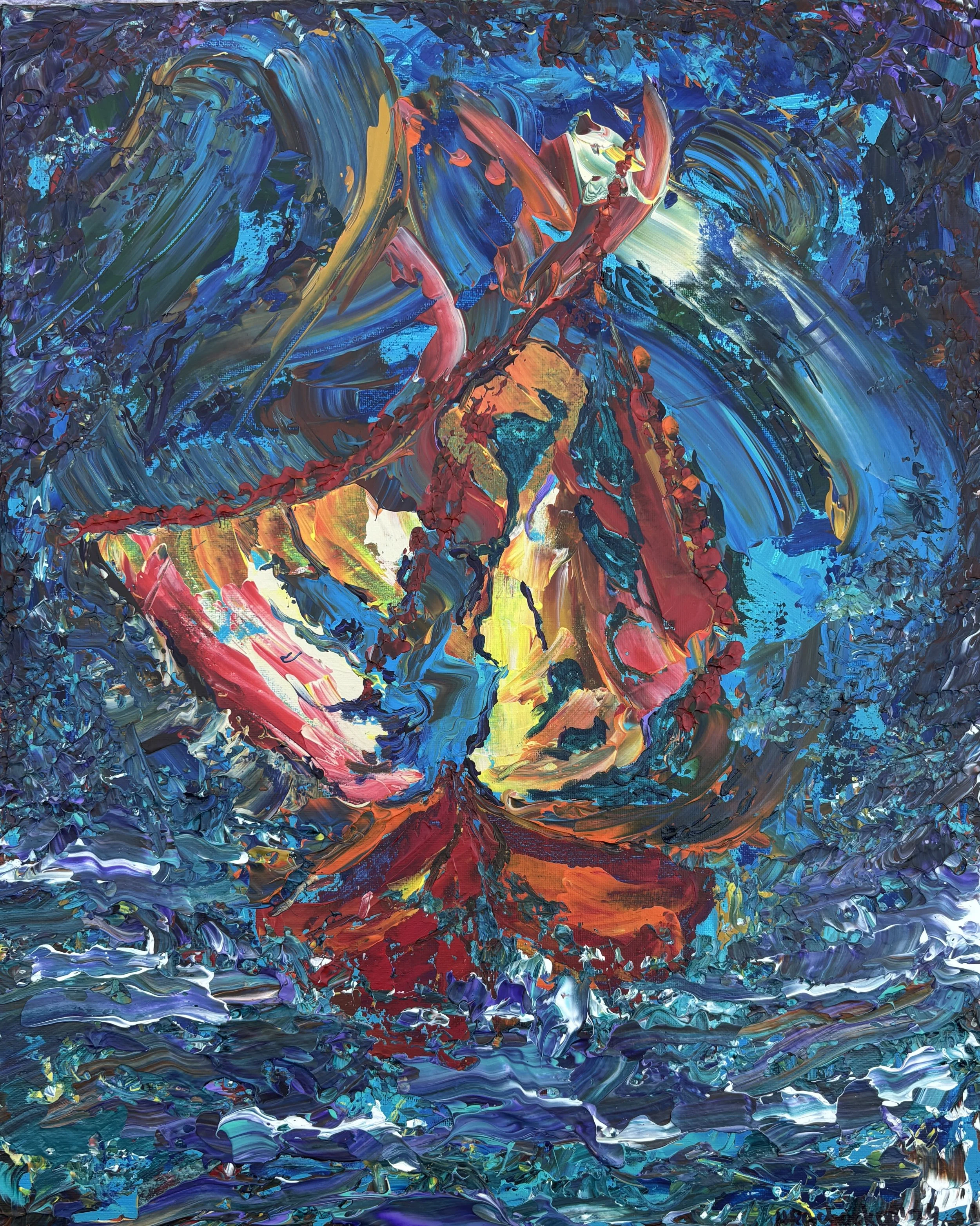 "Wind In My Sails" Acrylic on canvas 16x20