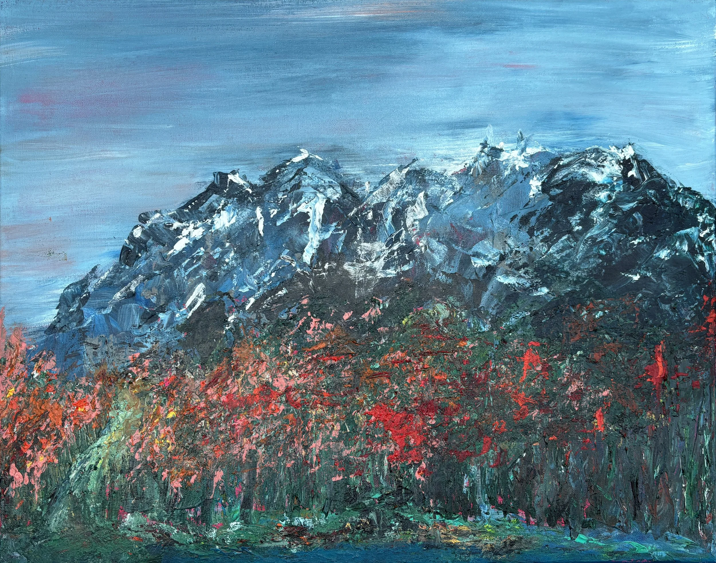 "Crispy Air" Acrylic on canvas 16x20