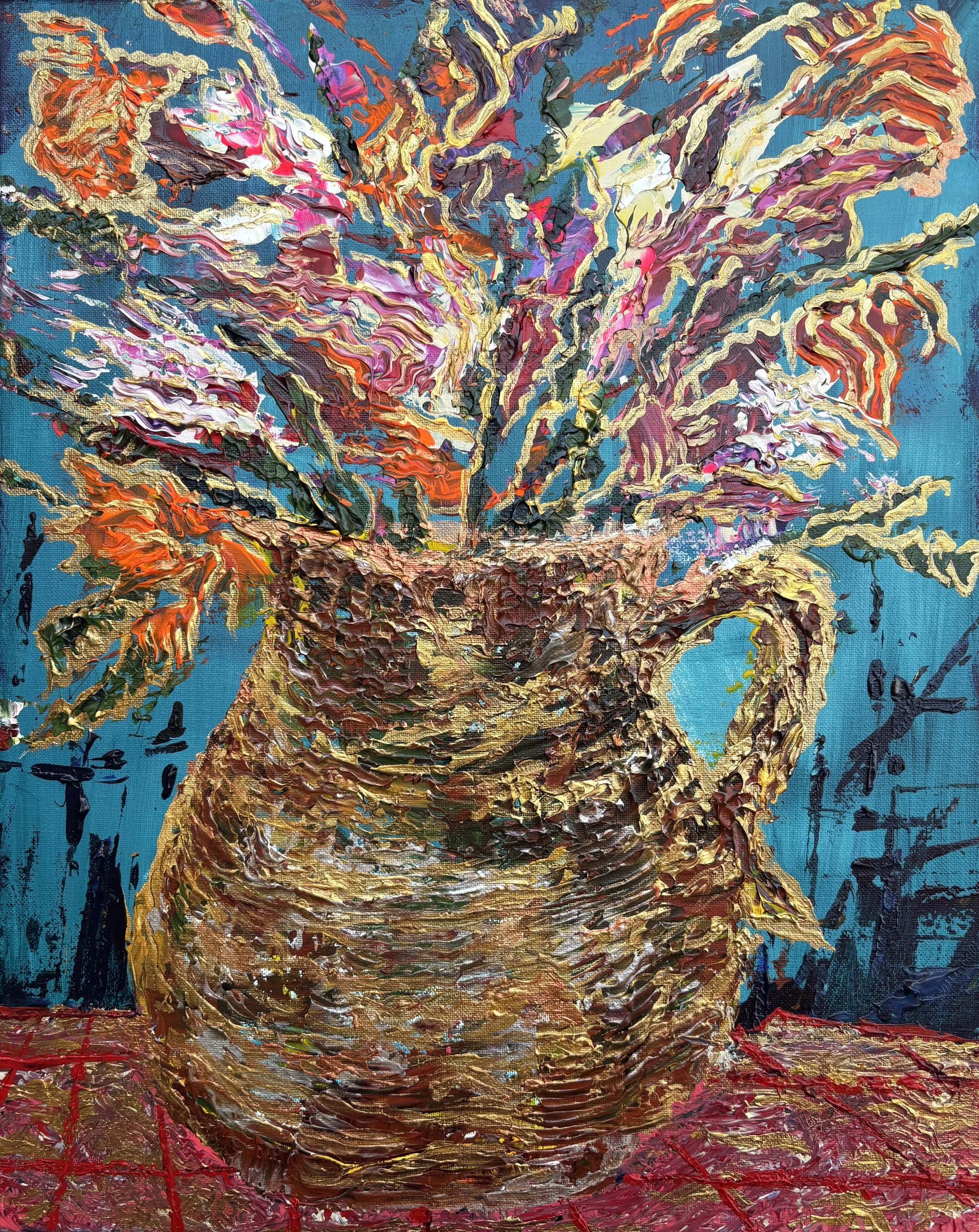 "Your Bloominess" Acrylic on canvas 16x20