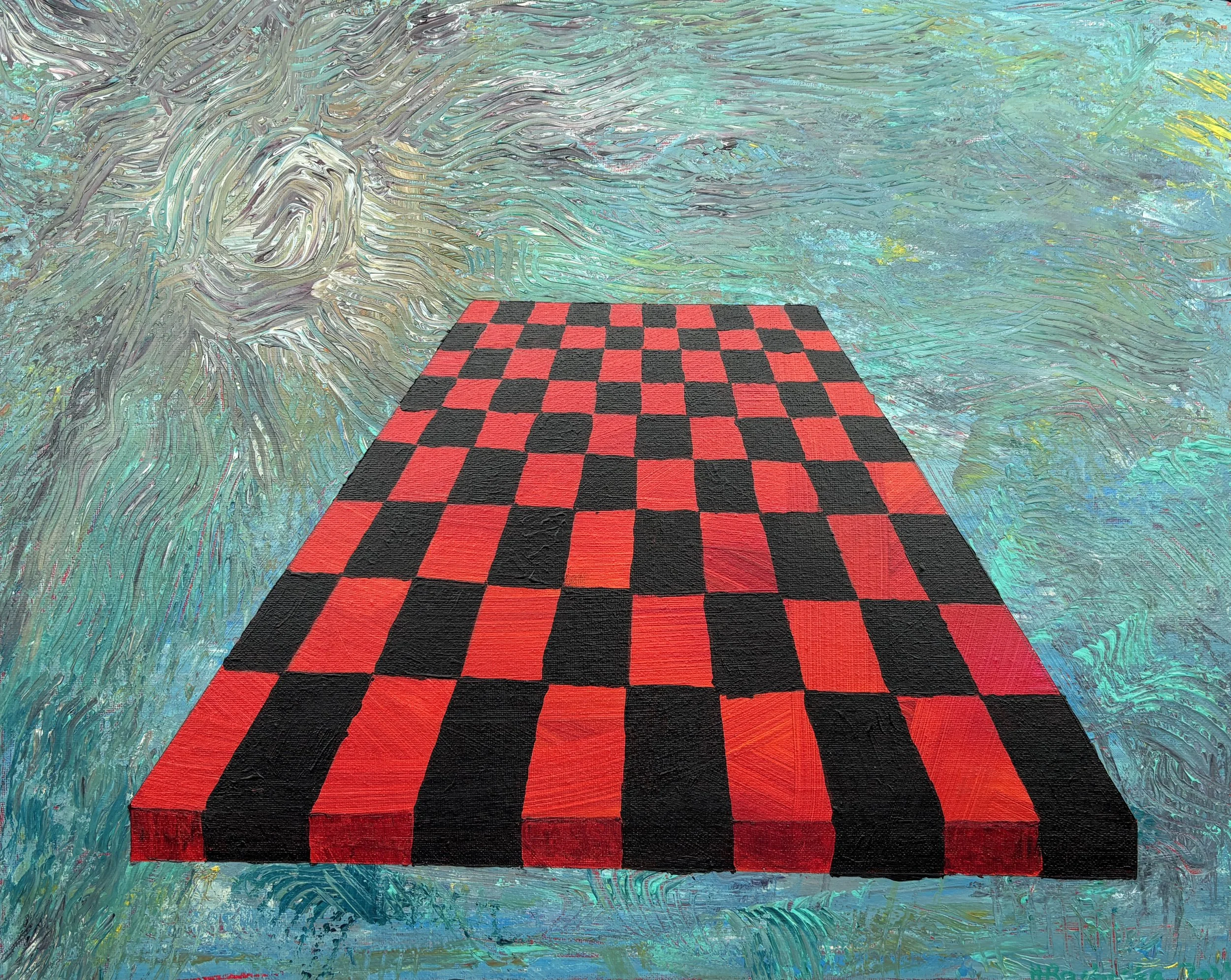 "Game Over" Acrylic on canvas 16x20