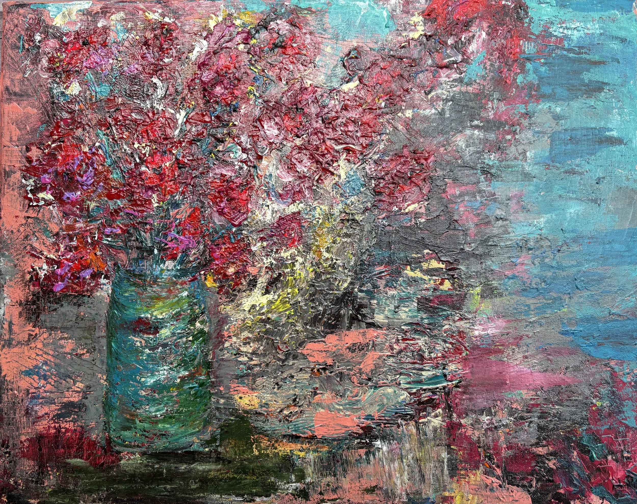 'The Lake, The Memory" Acrylic on canvas 16x20
