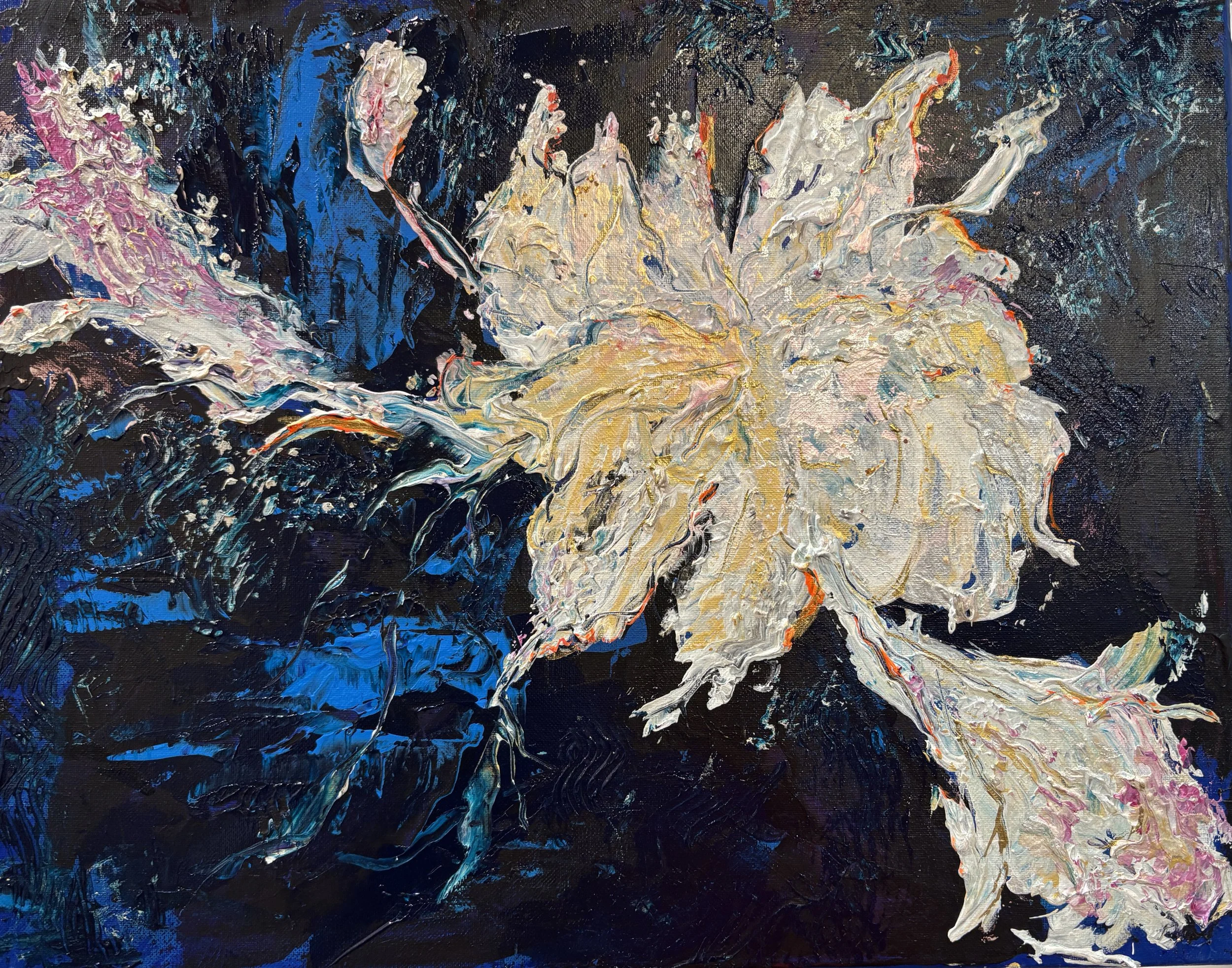 "On Impact" Acrylic on canvas 16x20