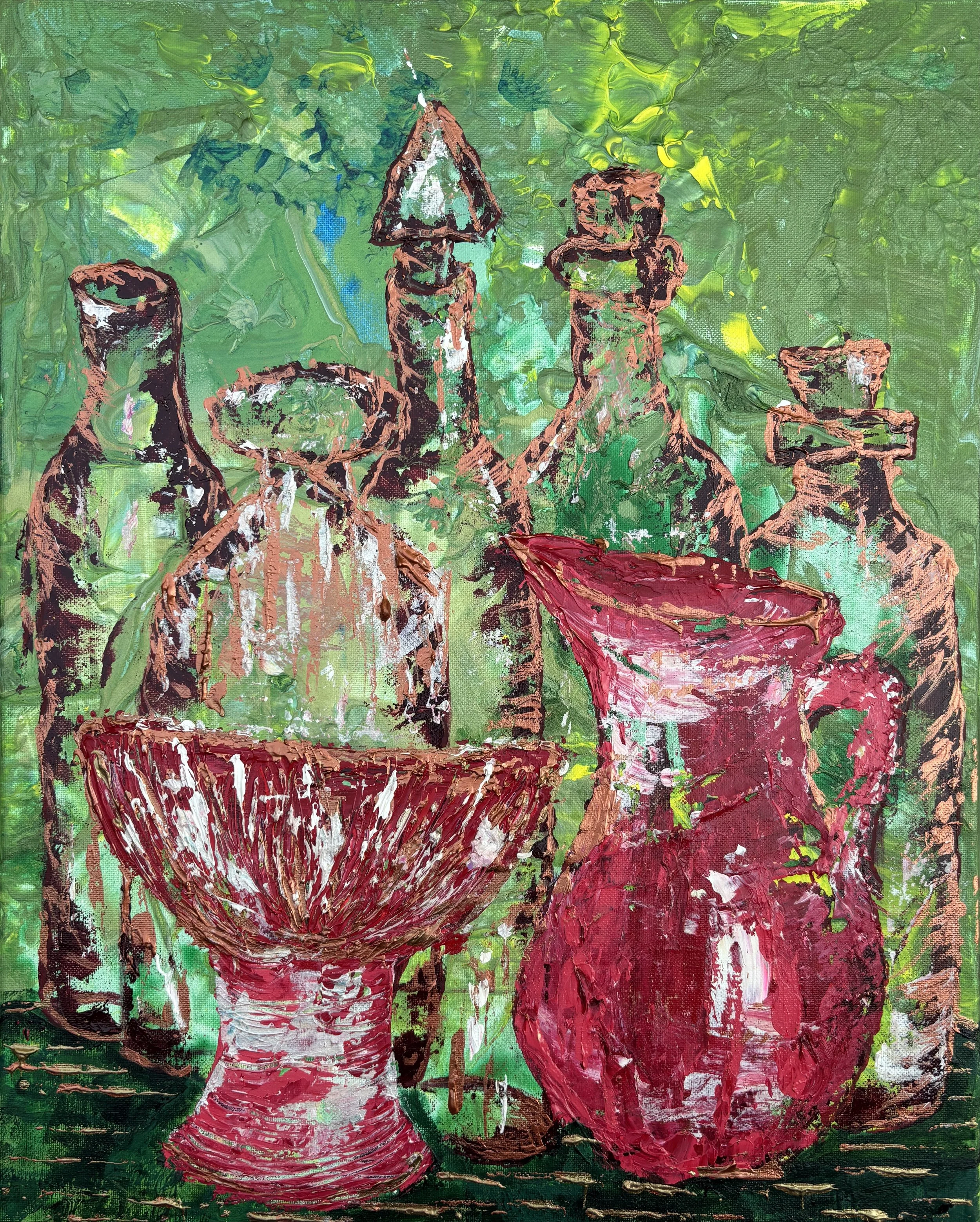 "Empty Vessels 13" Acrylic on canvas 16x20
