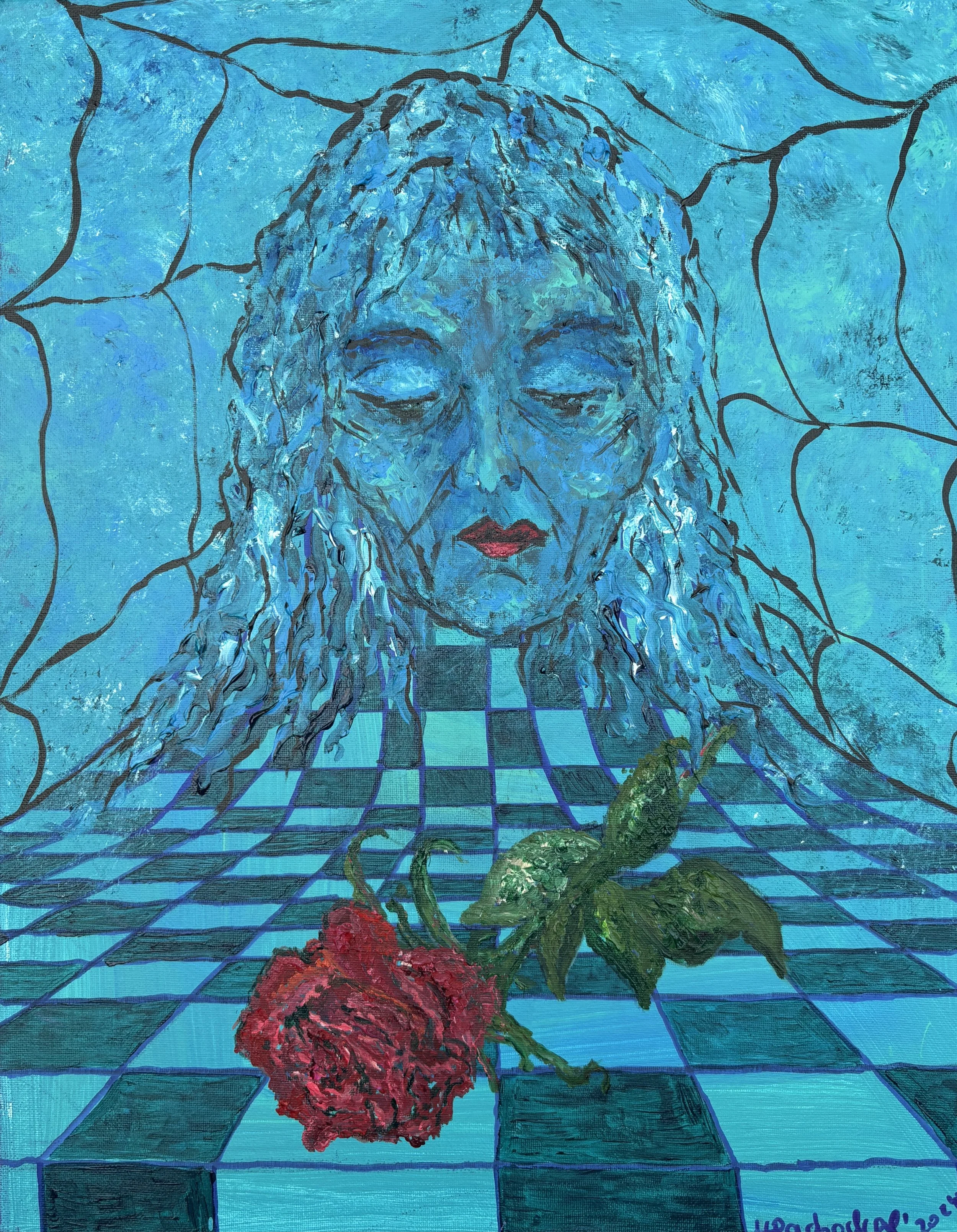 "Premonition" Acrylic on canvas 16x20