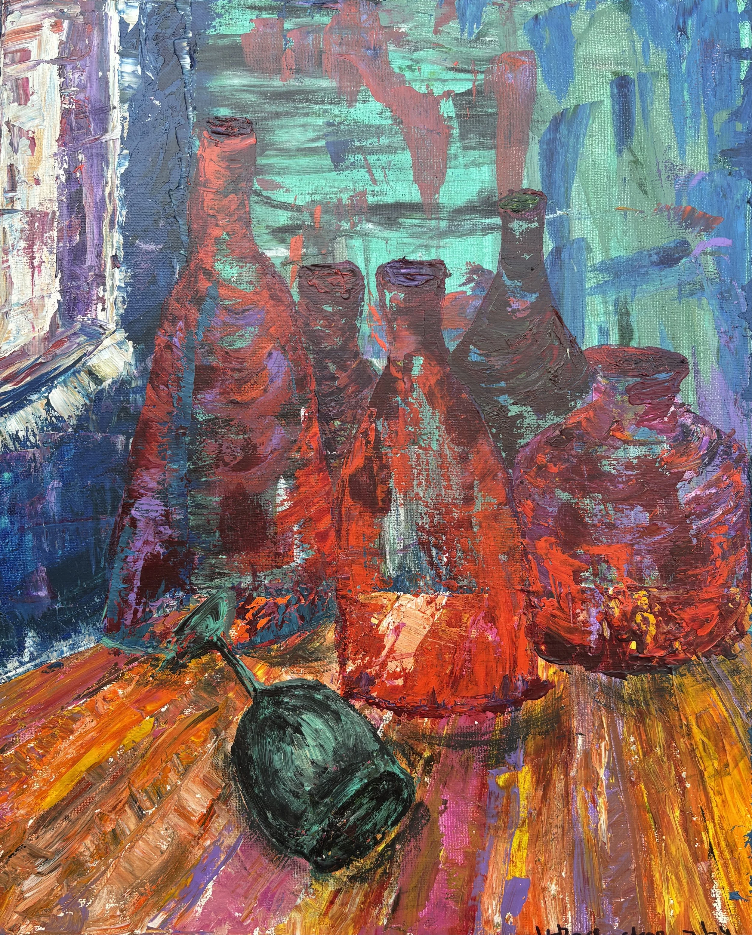 "Empty Vessels 4" Acrylic on canvas 16x20