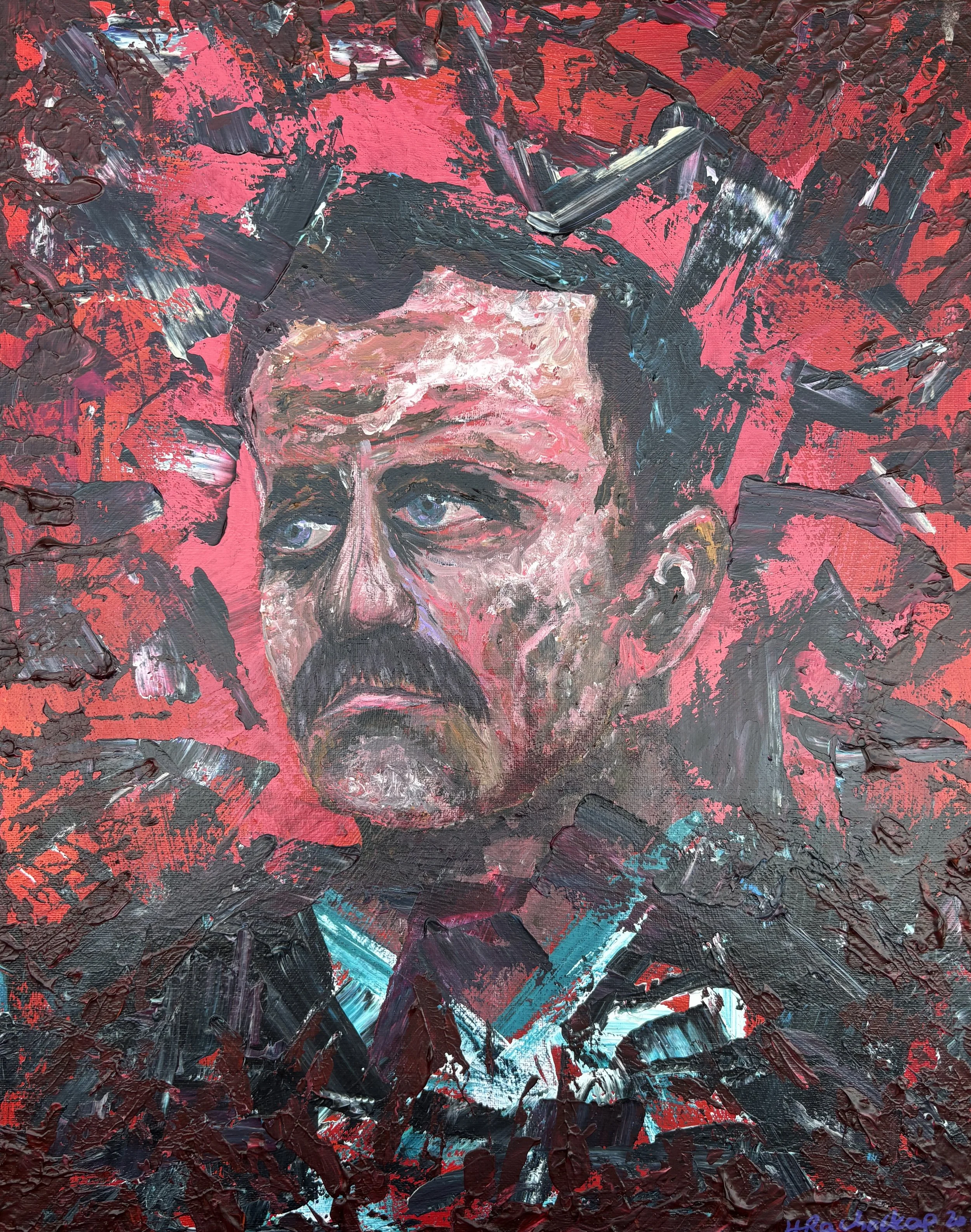 "The Partisan" Acrylic on canvas 16x20
