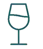 Icon of a wine glass