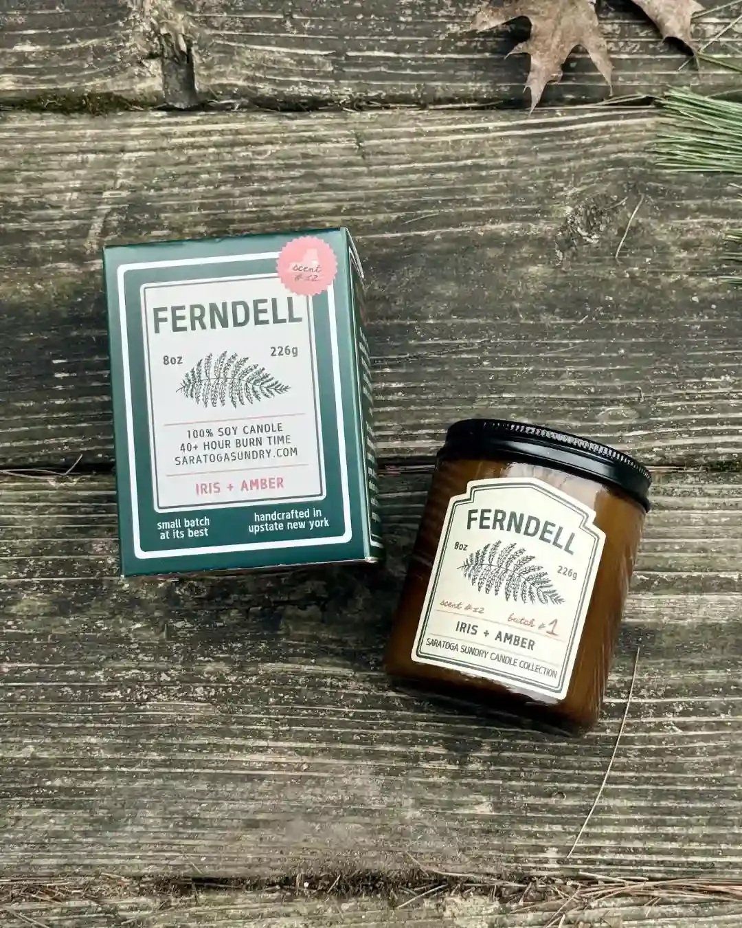 Ferndell candle and gift box from Saratoga Sundry.webp