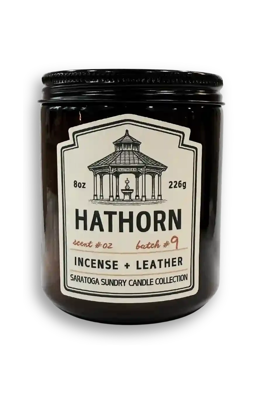 Hathorn Candle - Incense & Leather
