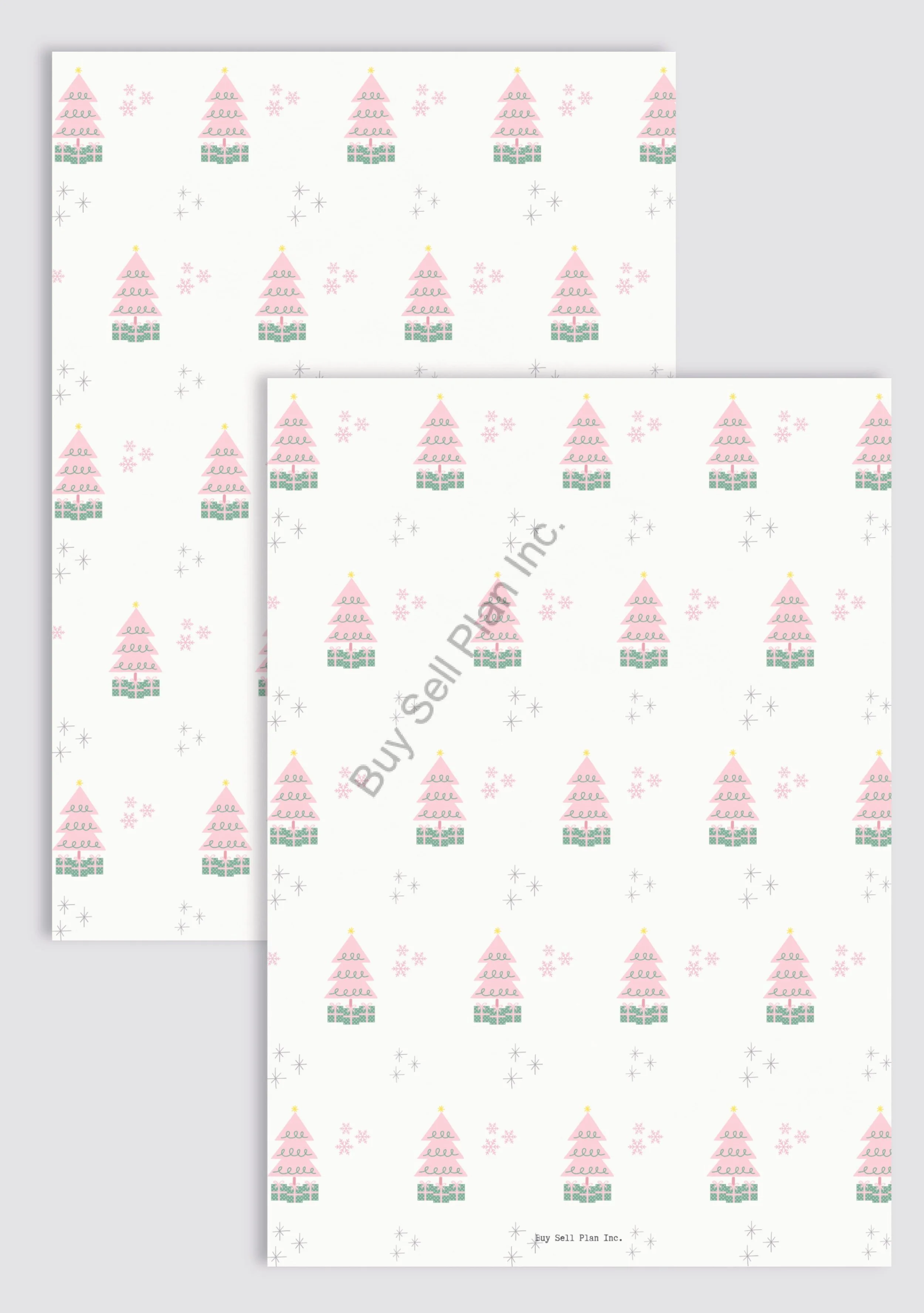 Pink Christmas Dashboard, 4 Sizes